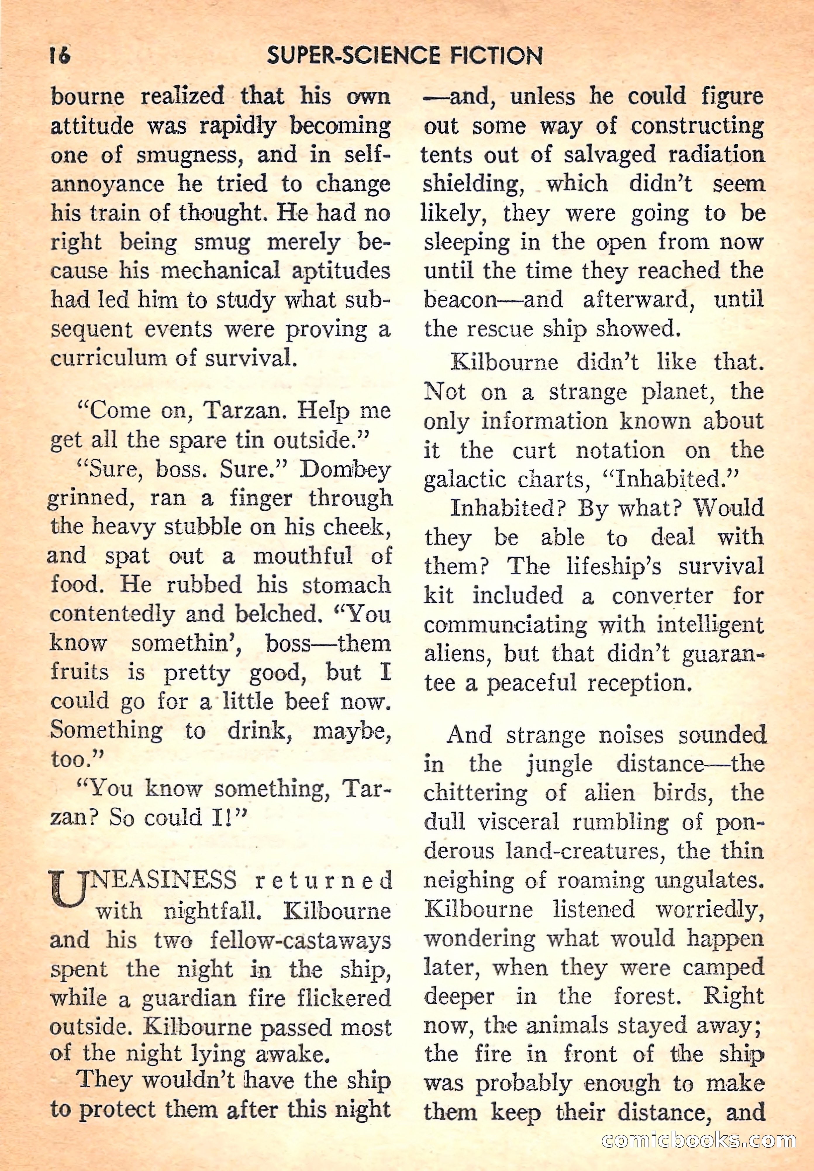 Super Science Fiction, August 1957 — page 18 of 132