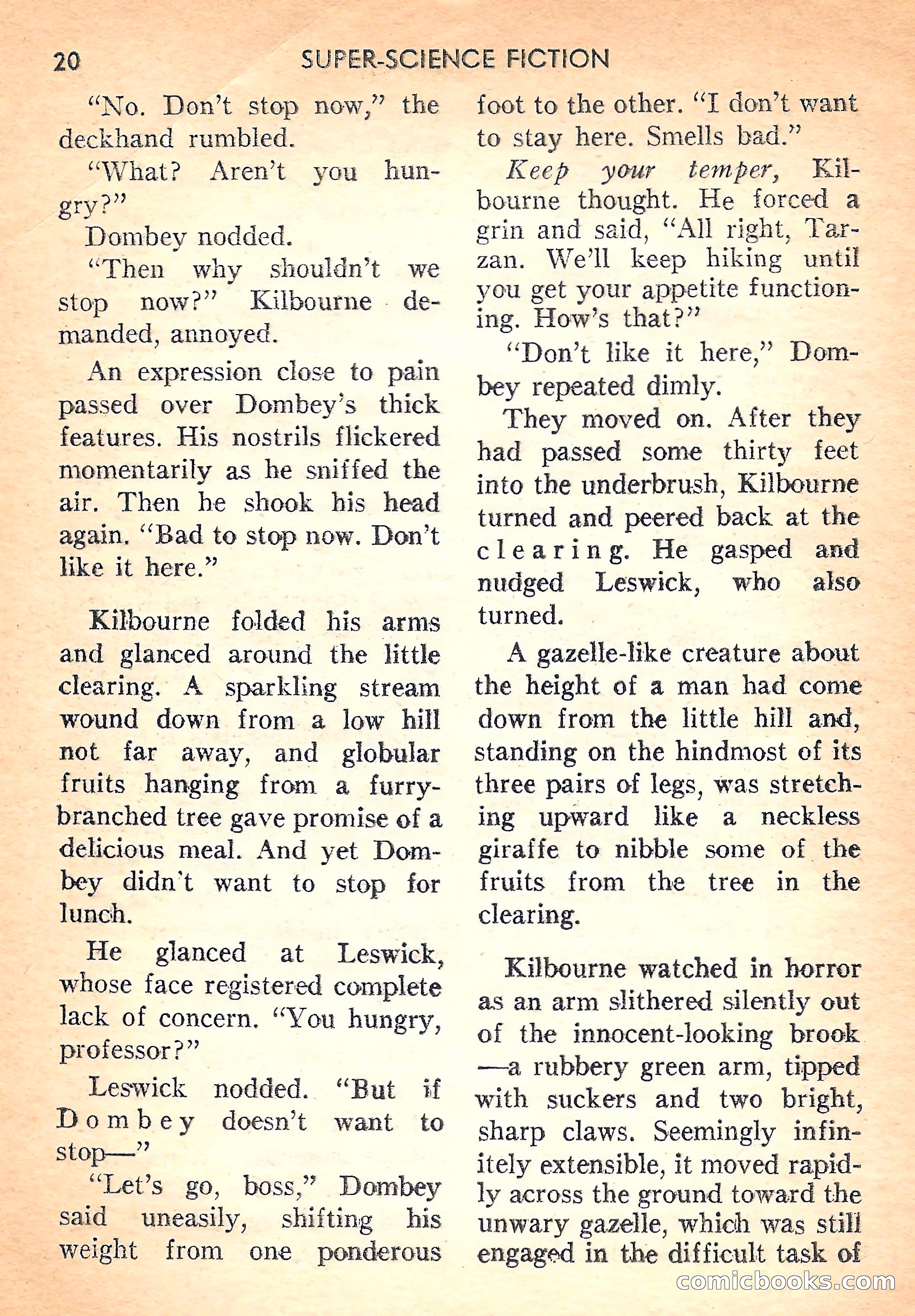 Super Science Fiction, August 1957 — page 22 of 132
