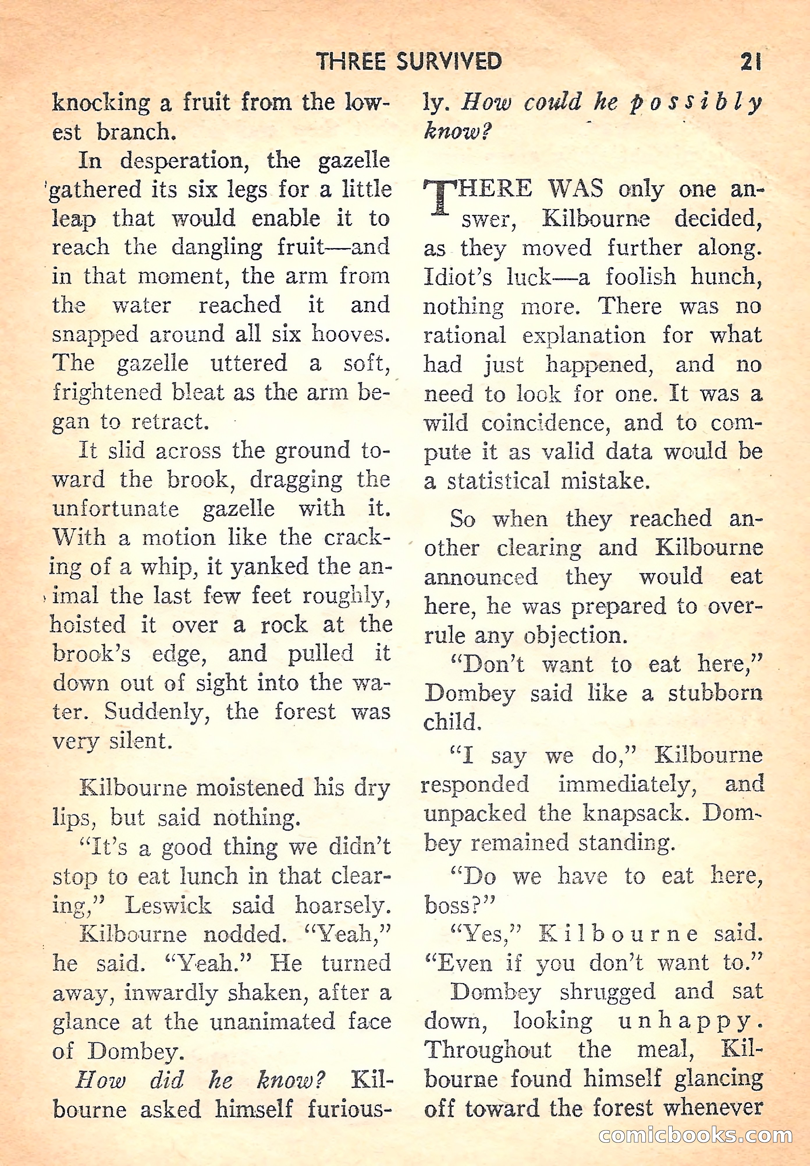 Super Science Fiction, August 1957 — page 23 of 132