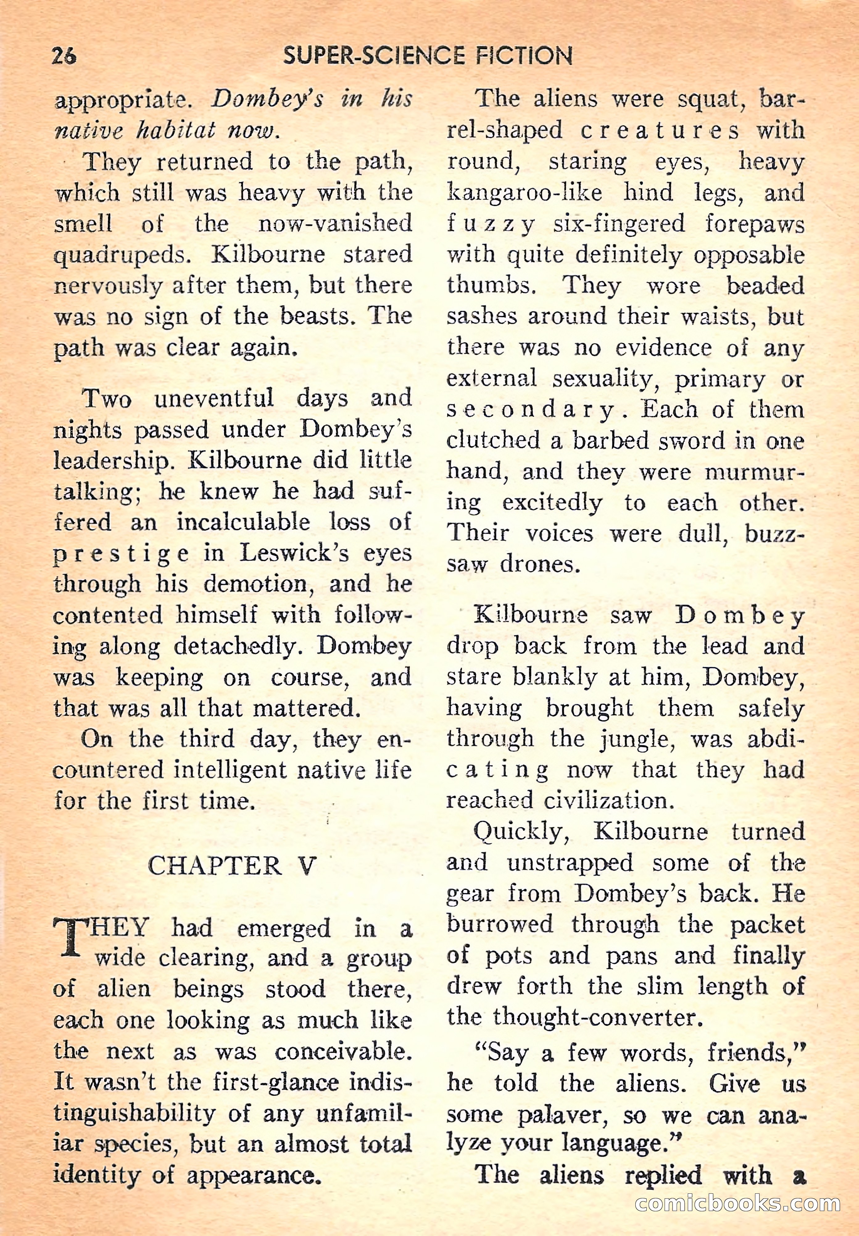 Super Science Fiction, August 1957 — page 28 of 132