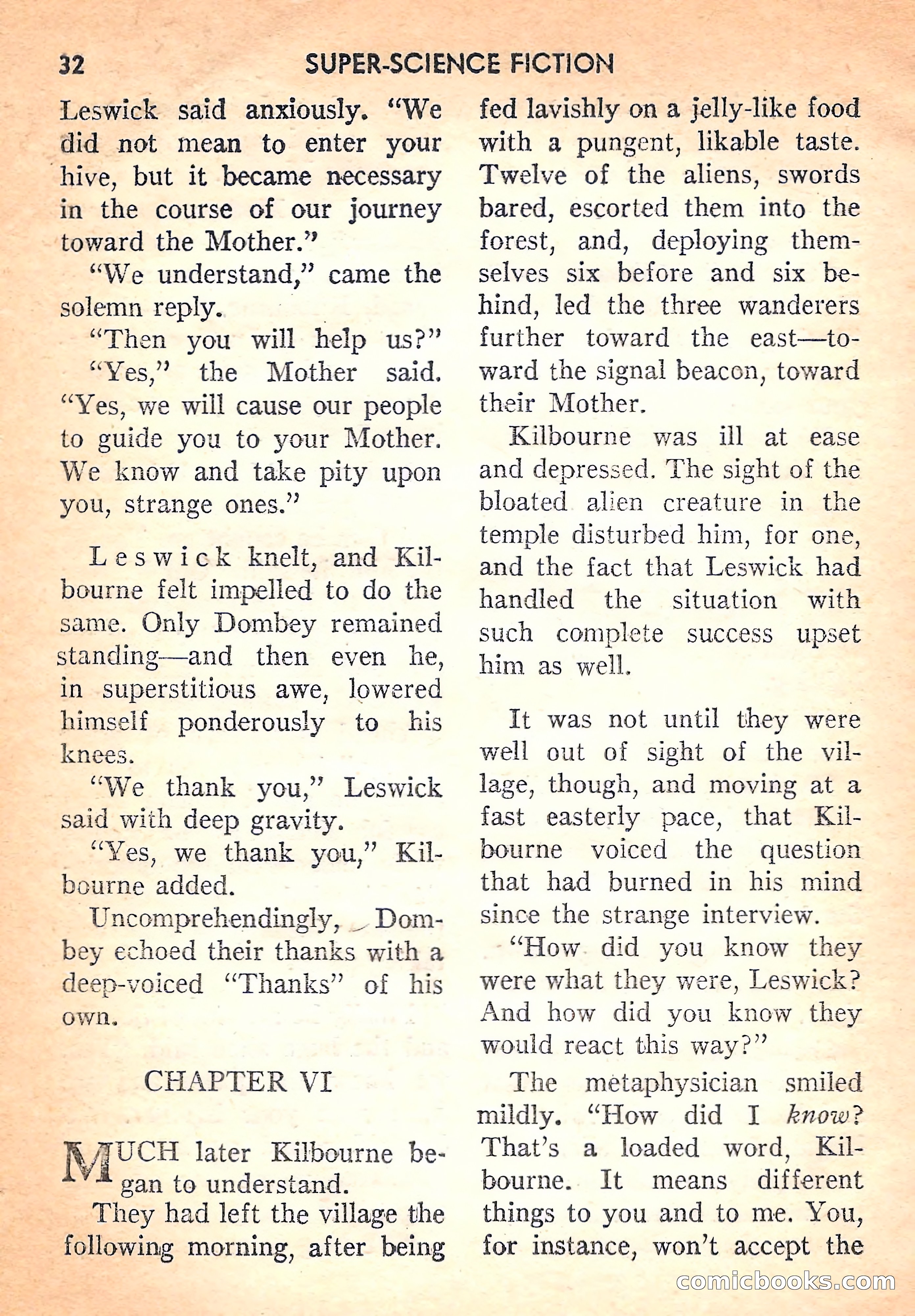 Super Science Fiction, August 1957 — page 34 of 132