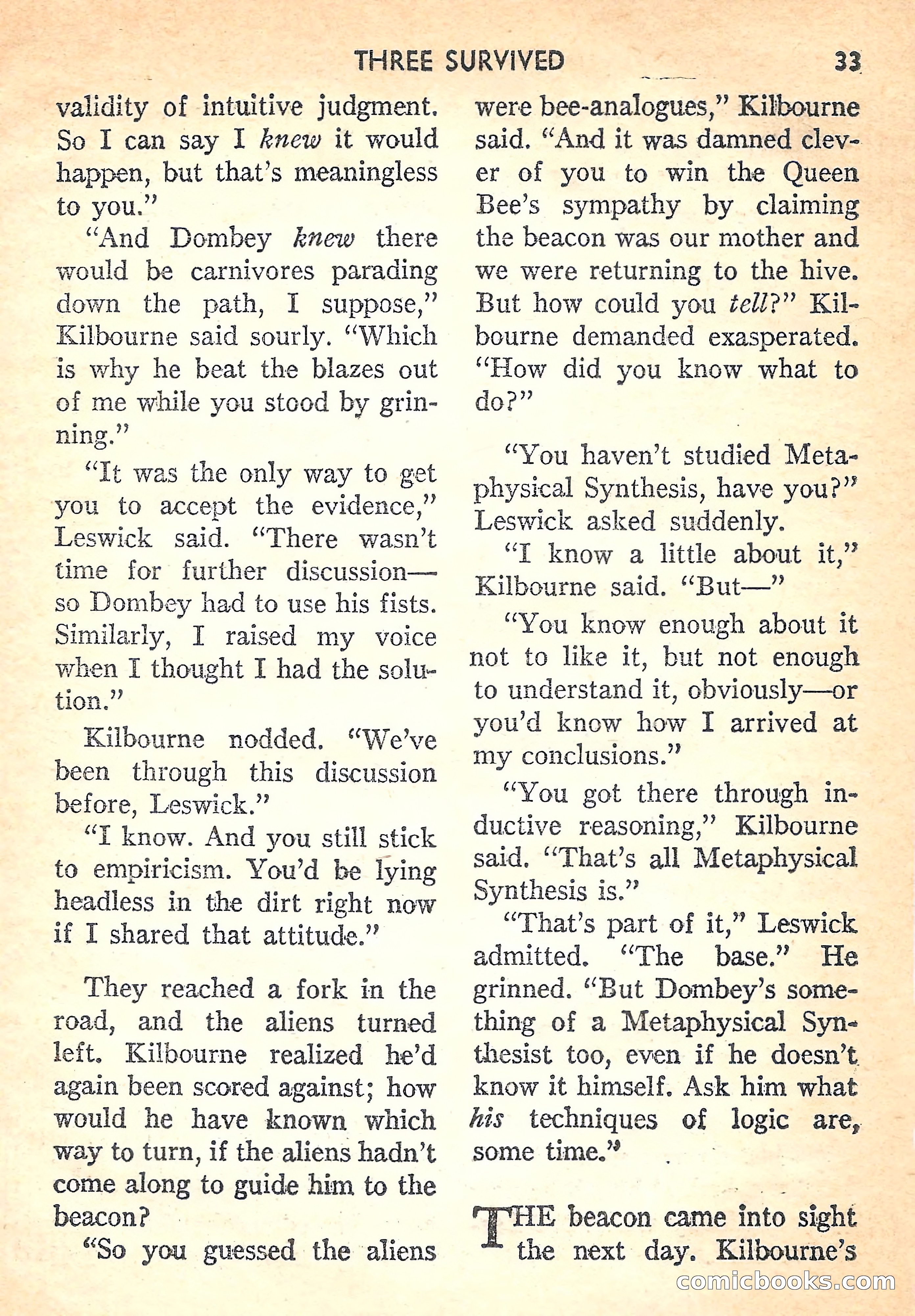 Super Science Fiction, August 1957 — page 35 of 132