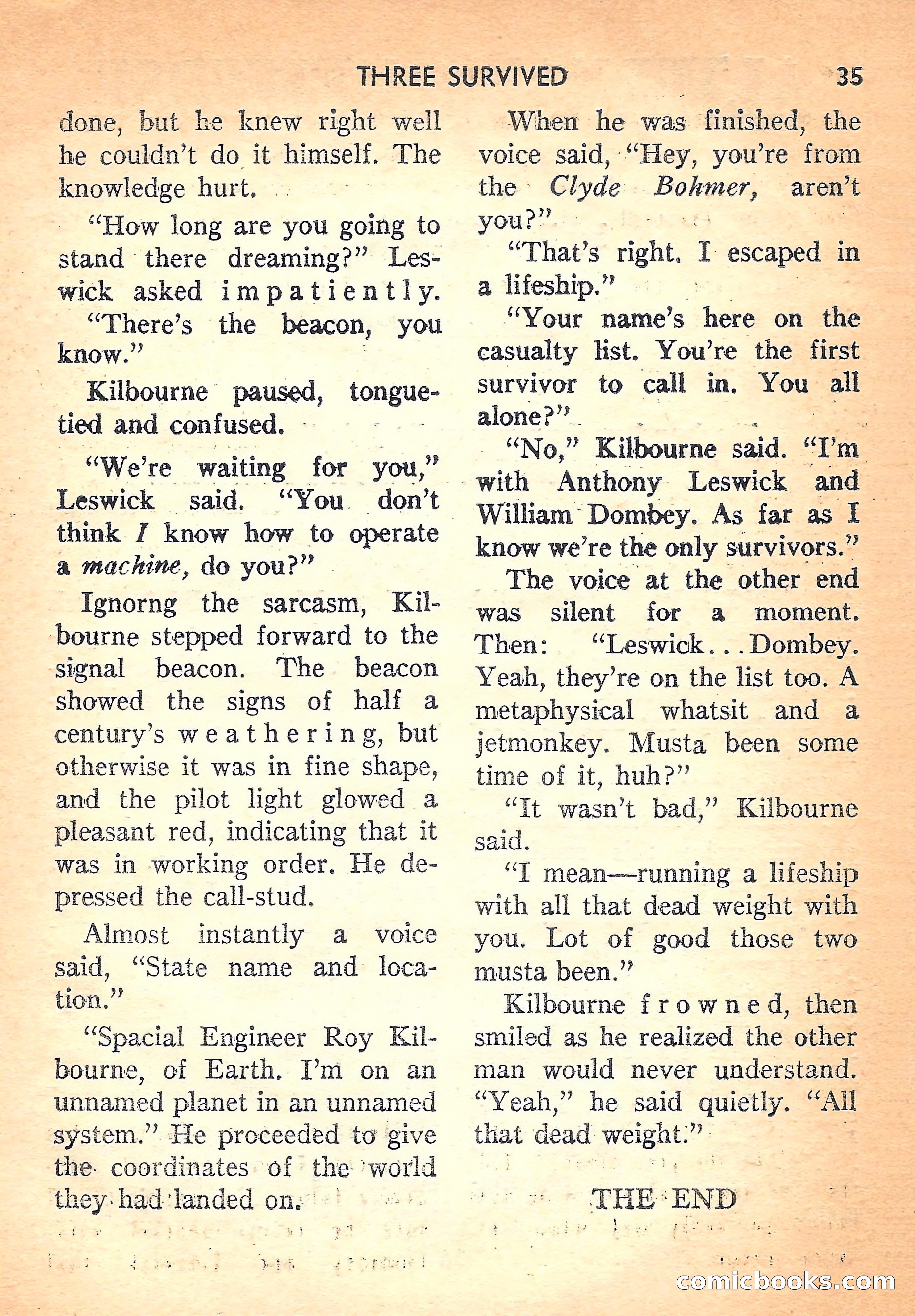 Super Science Fiction, August 1957 — page 37 of 132