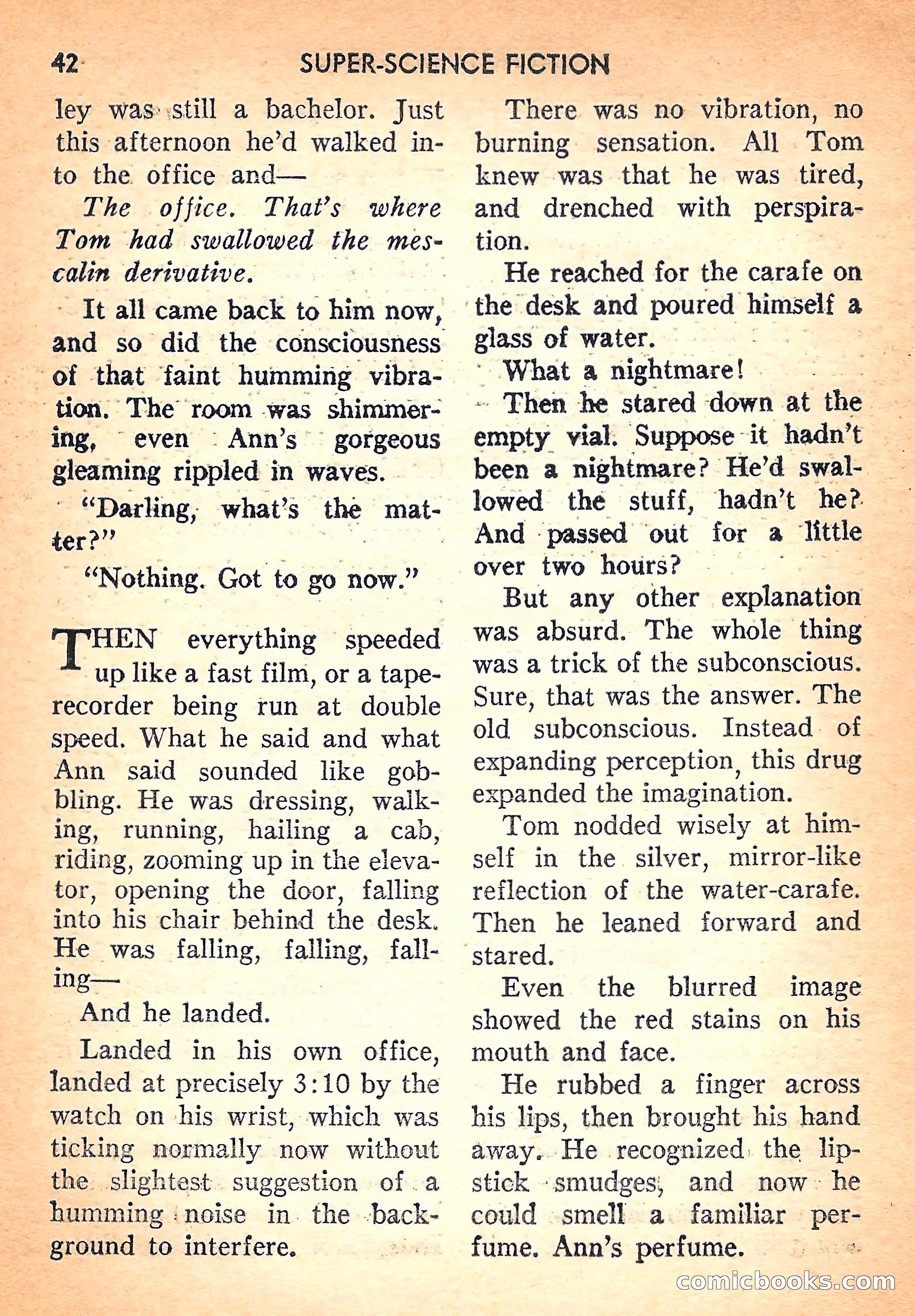 Super Science Fiction, August 1957 — page 44 of 132