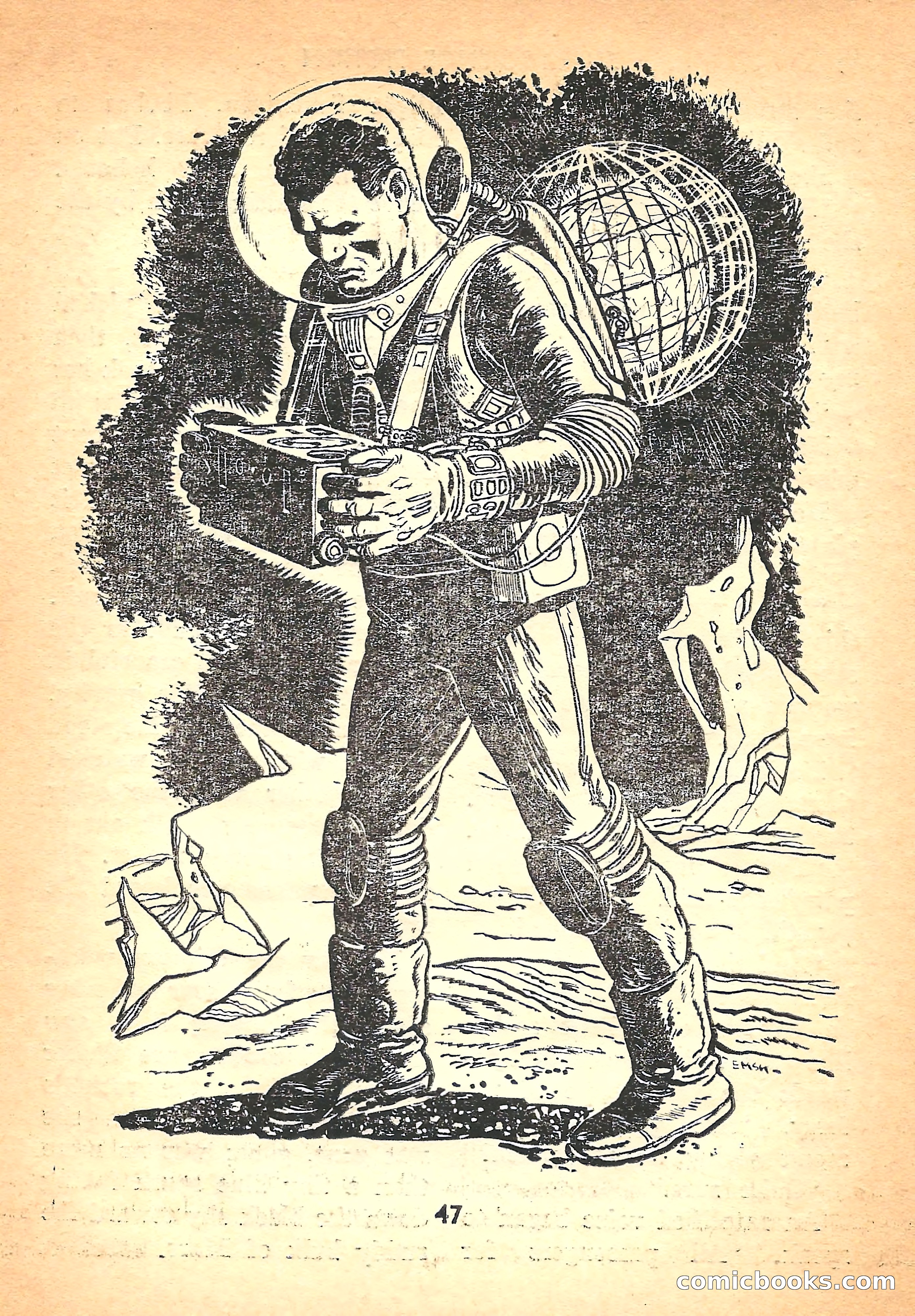 Super Science Fiction, August 1957 — page 49 of 132