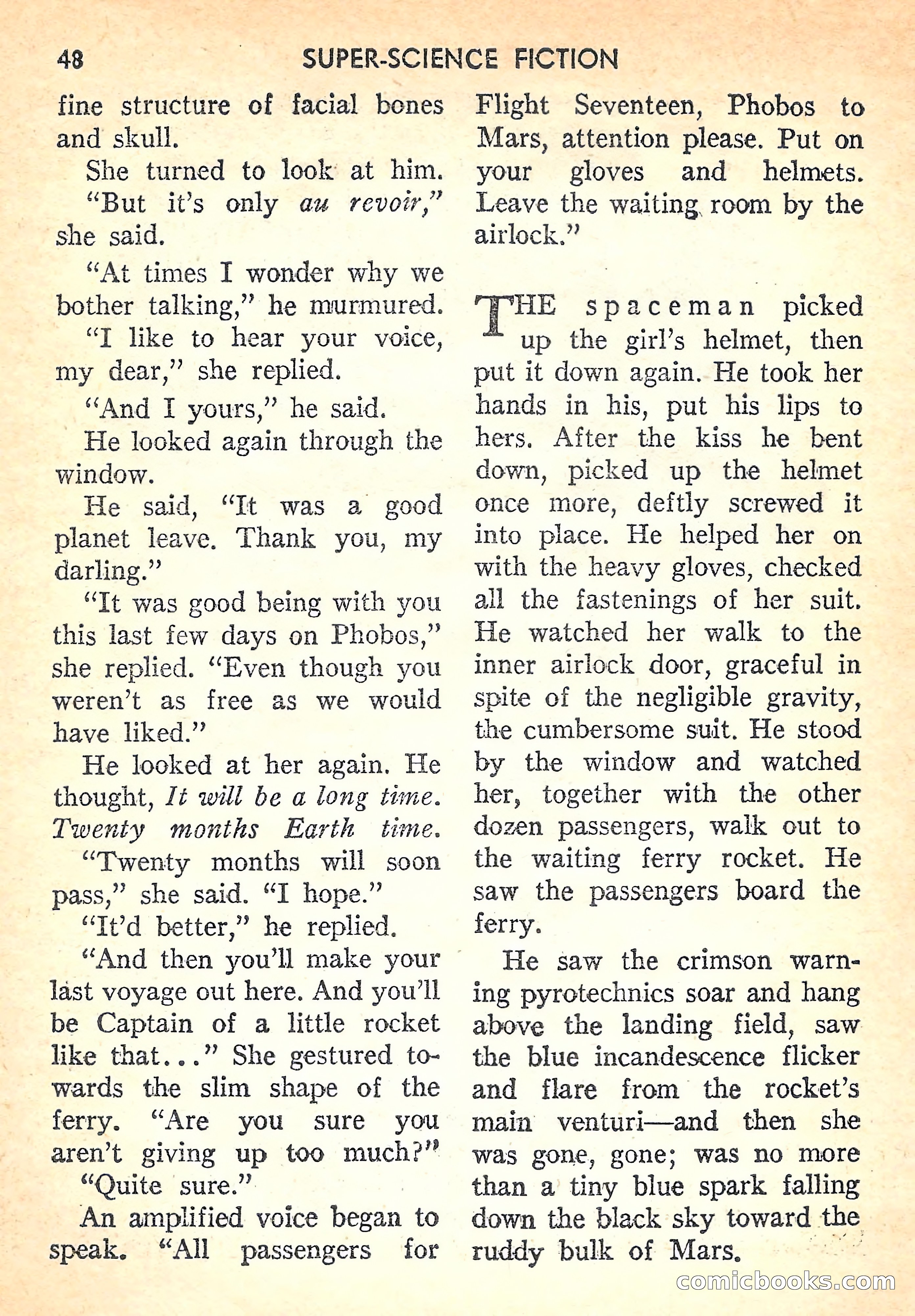 Super Science Fiction, August 1957 — page 50 of 132
