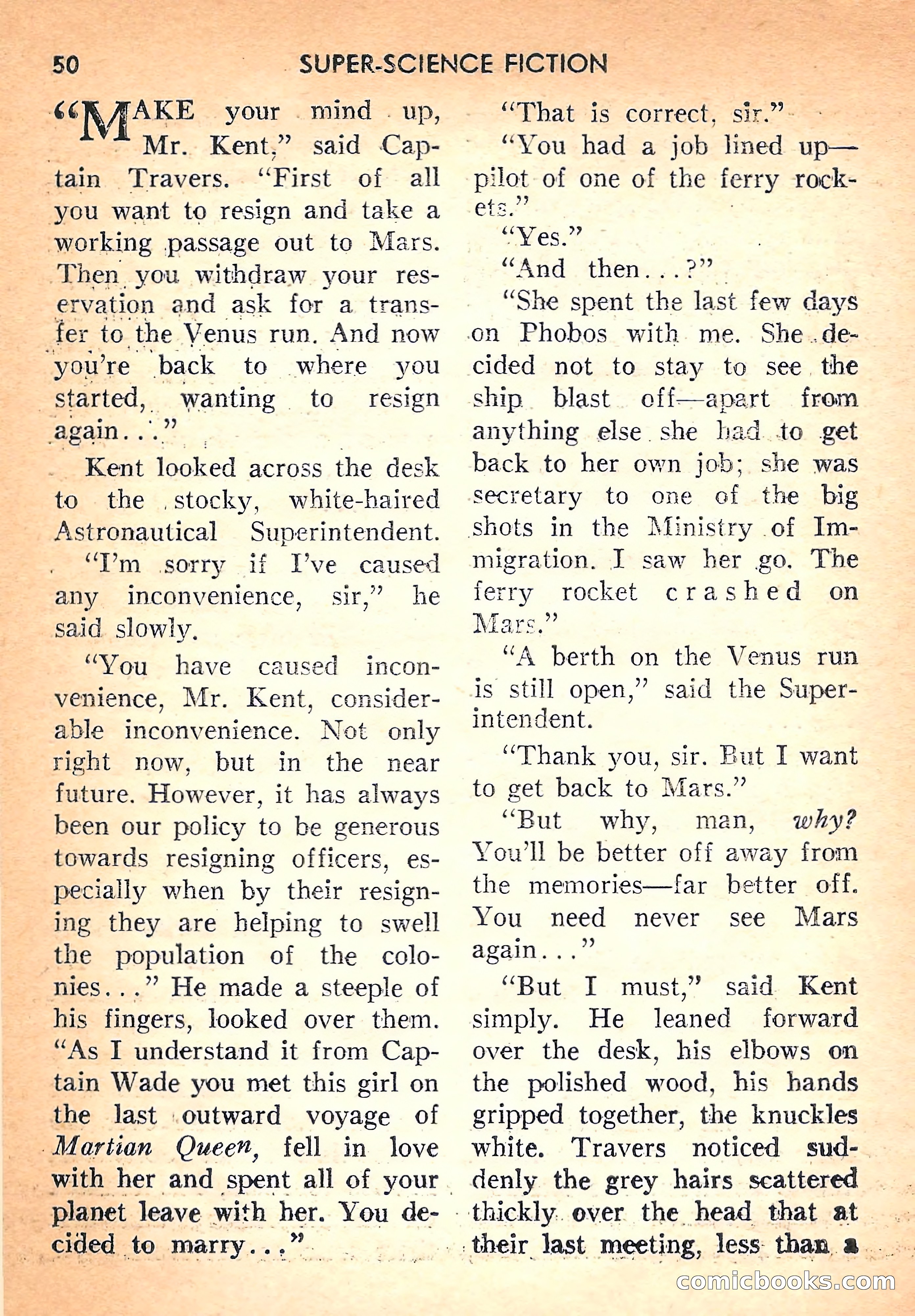 Super Science Fiction, August 1957 — page 52 of 132