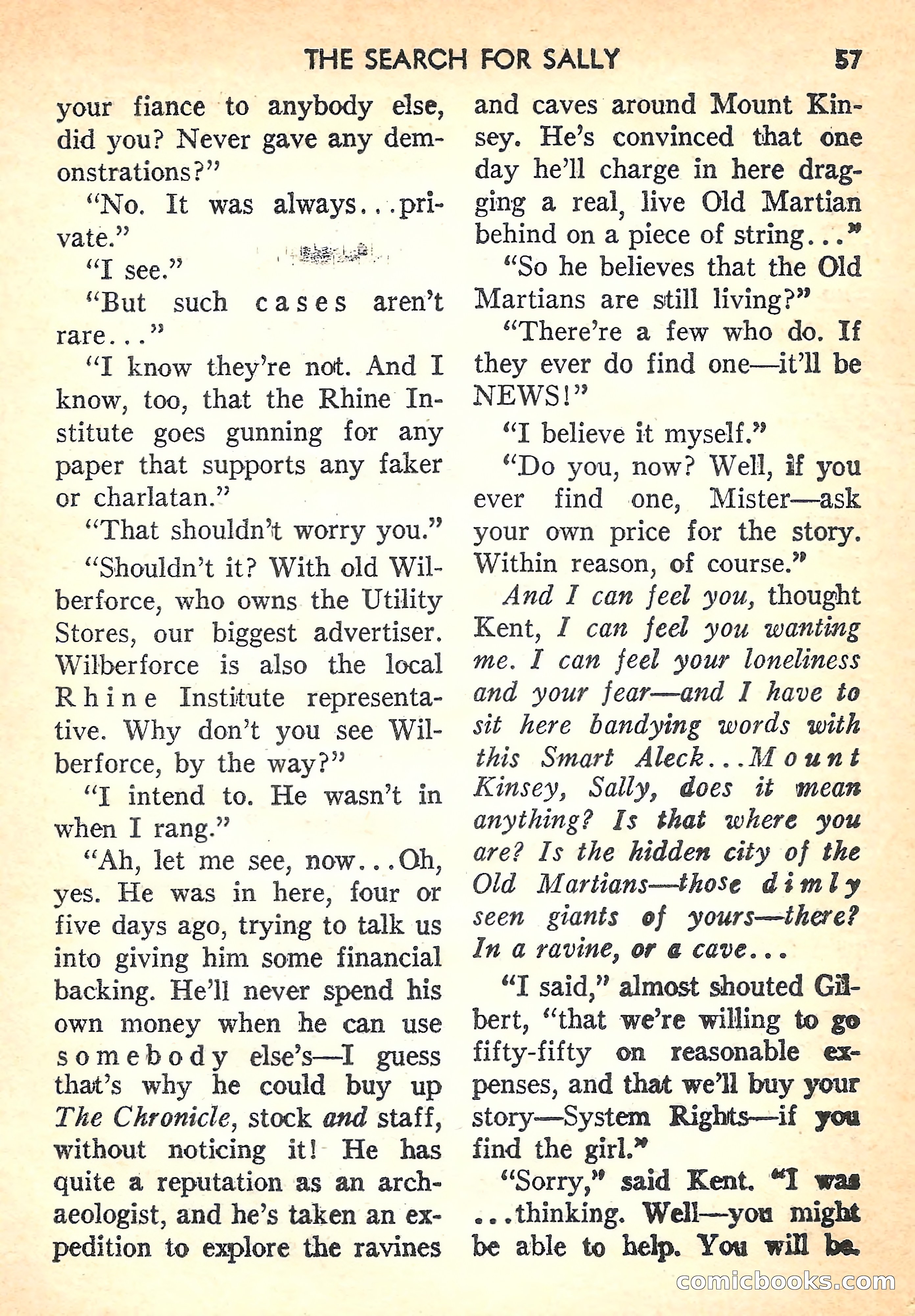 Super Science Fiction, August 1957 — page 59 of 132