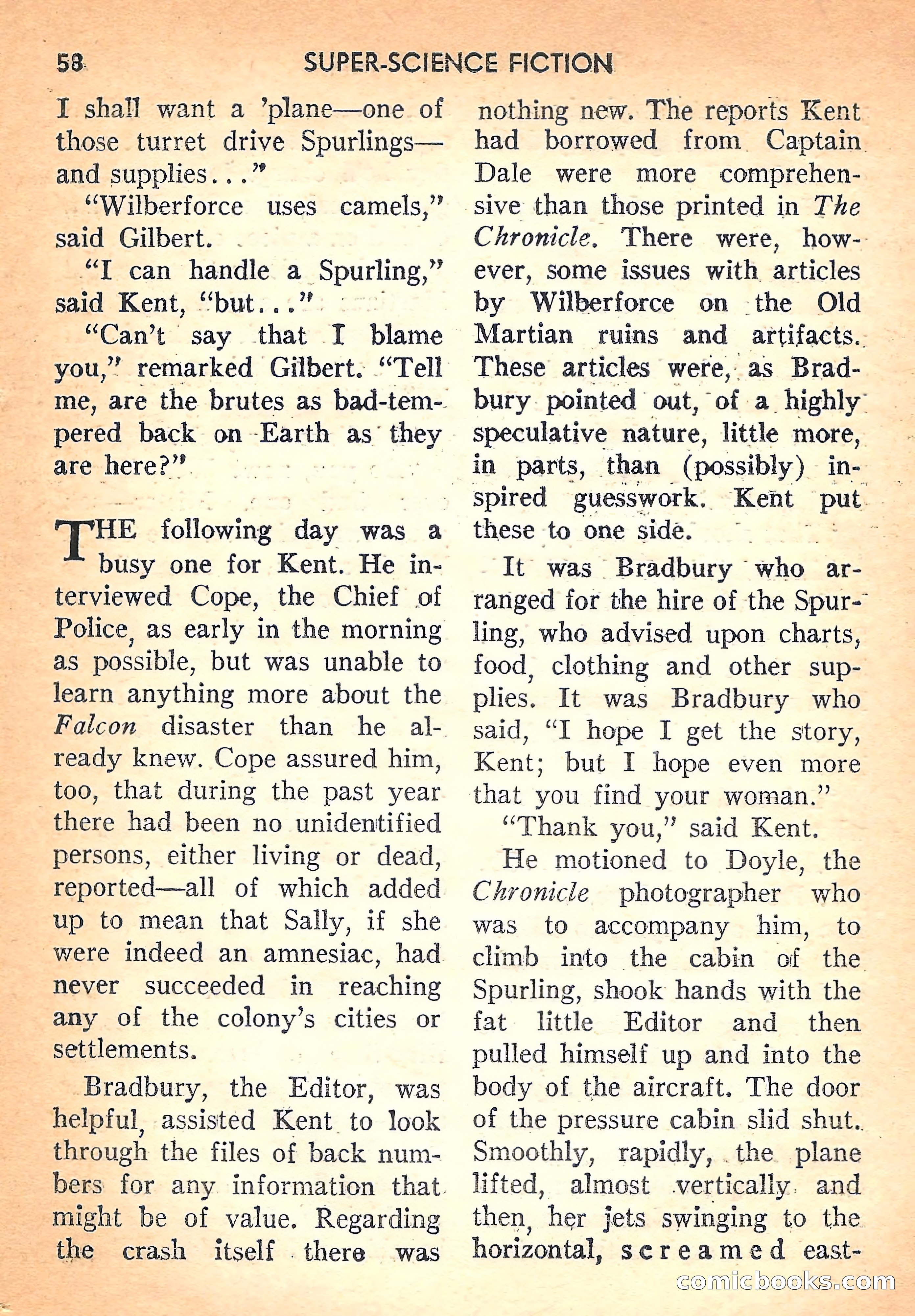 Super Science Fiction, August 1957 — page 60 of 132