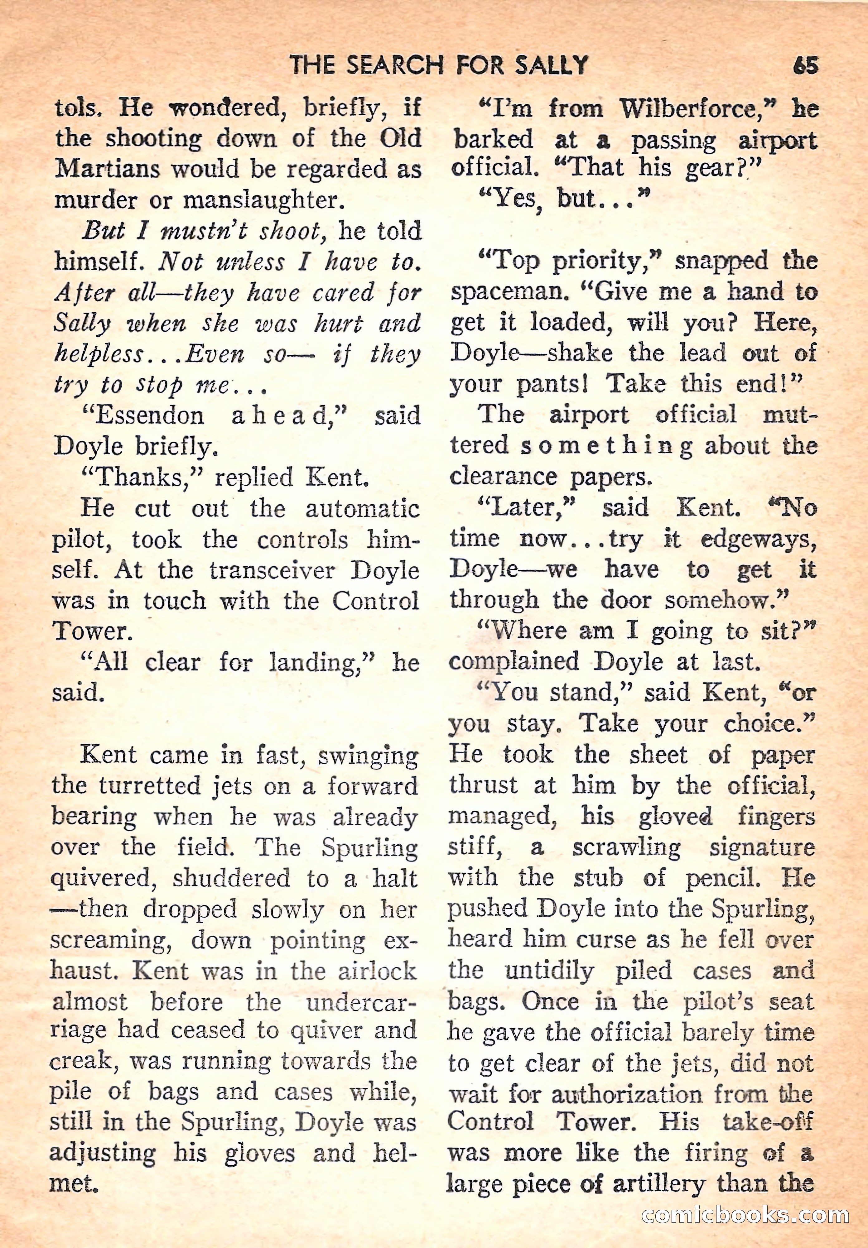 Super Science Fiction, August 1957 — page 67 of 132