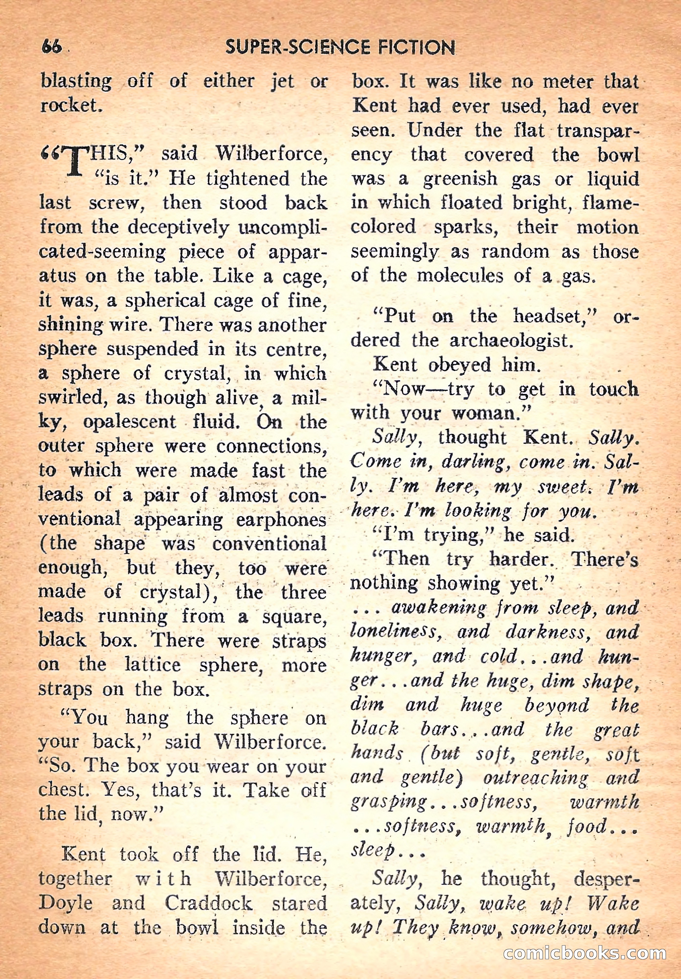 Super Science Fiction, August 1957 — page 68 of 132