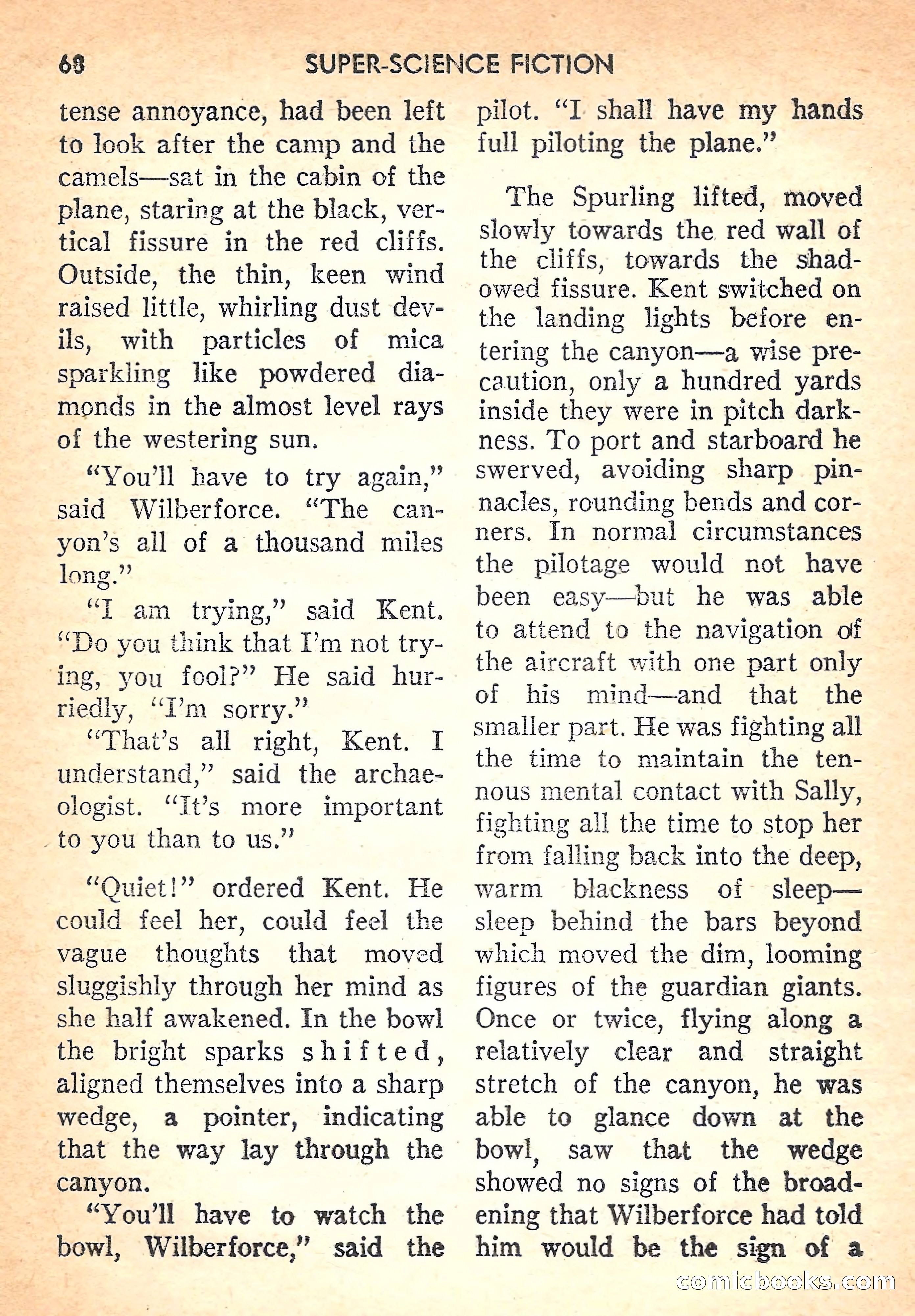Super Science Fiction, August 1957 — page 70 of 132