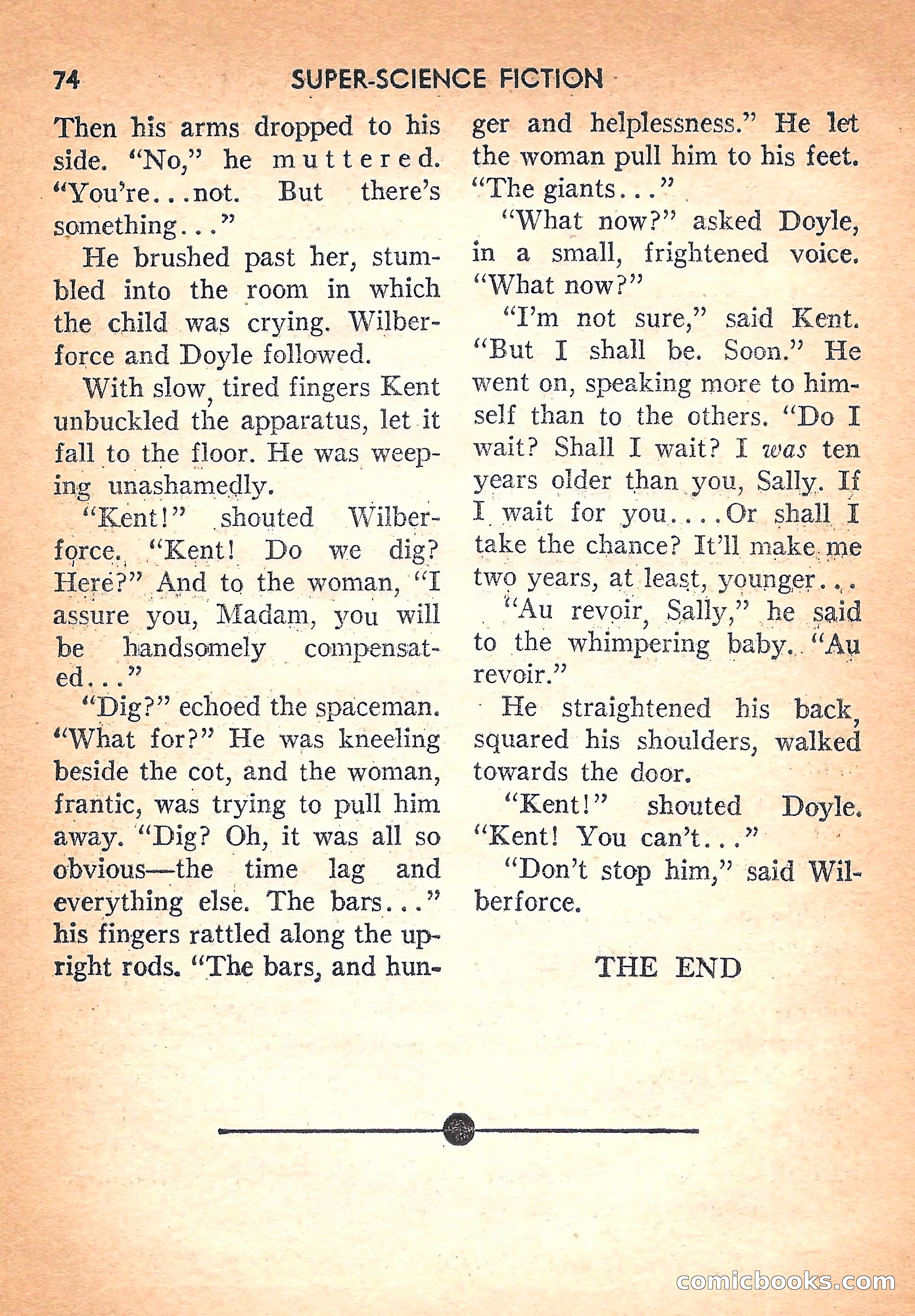 Super Science Fiction, August 1957 — page 76 of 132