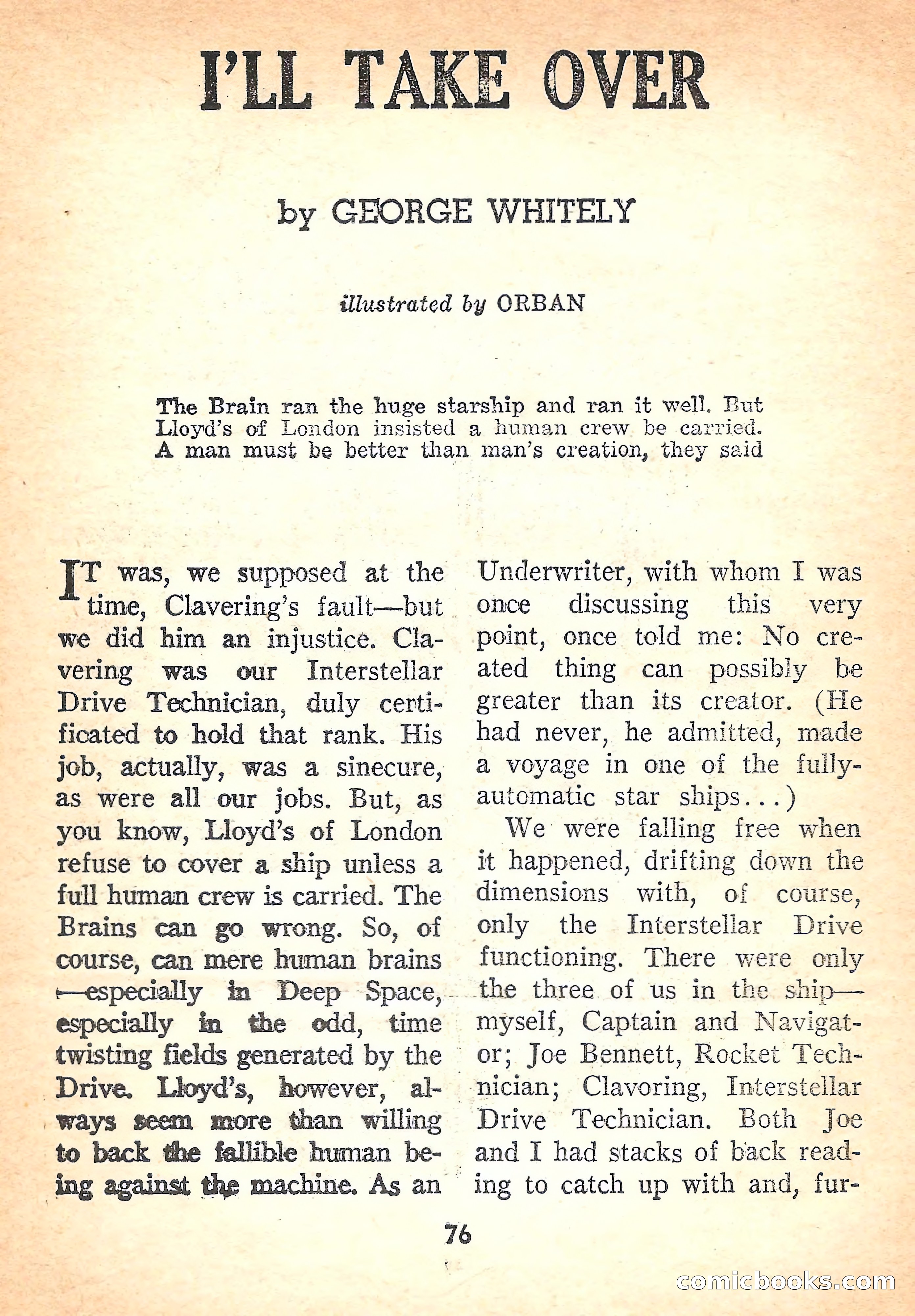 Super Science Fiction, August 1957 — page 78 of 132