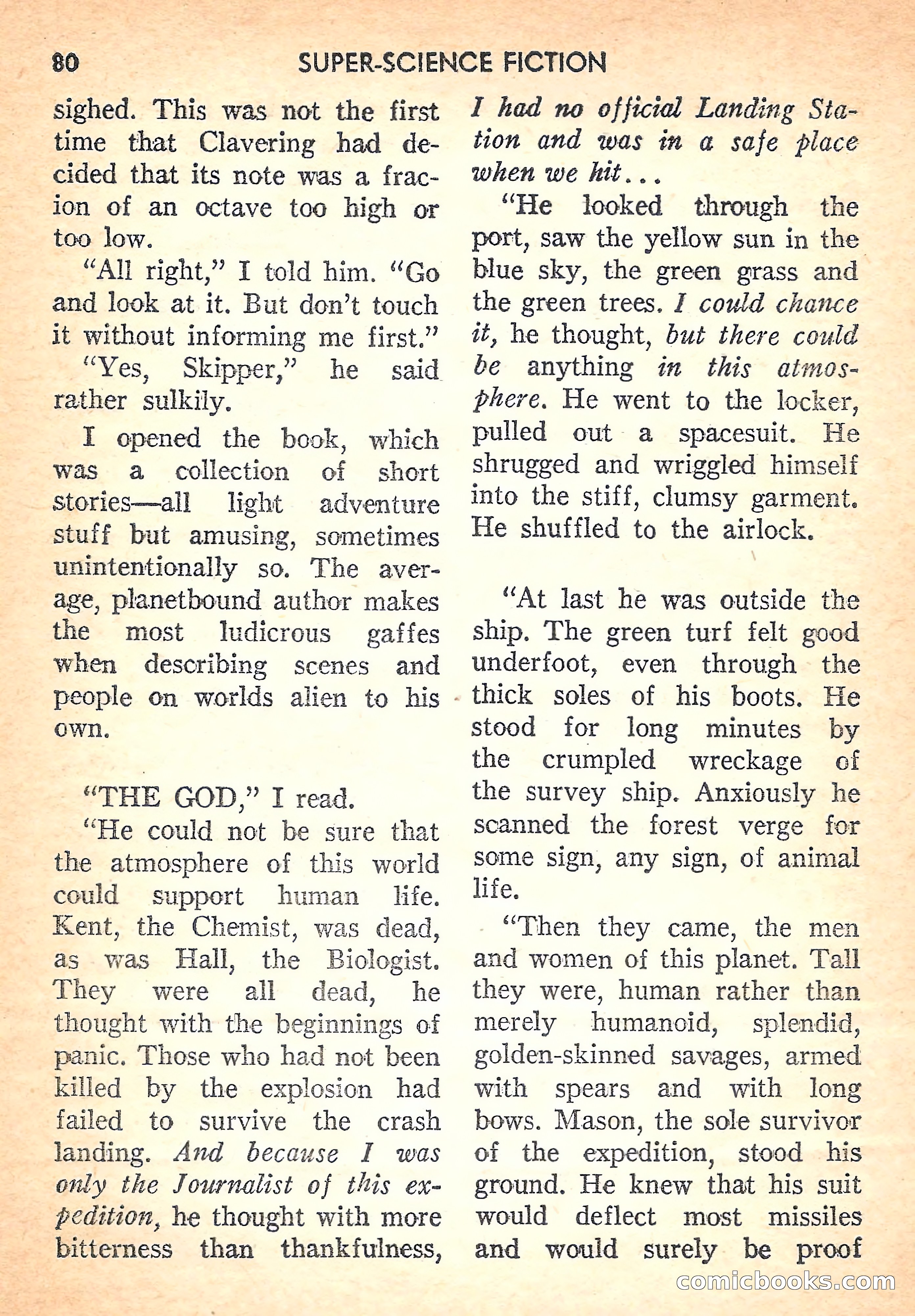 Super Science Fiction, August 1957 — page 82 of 132