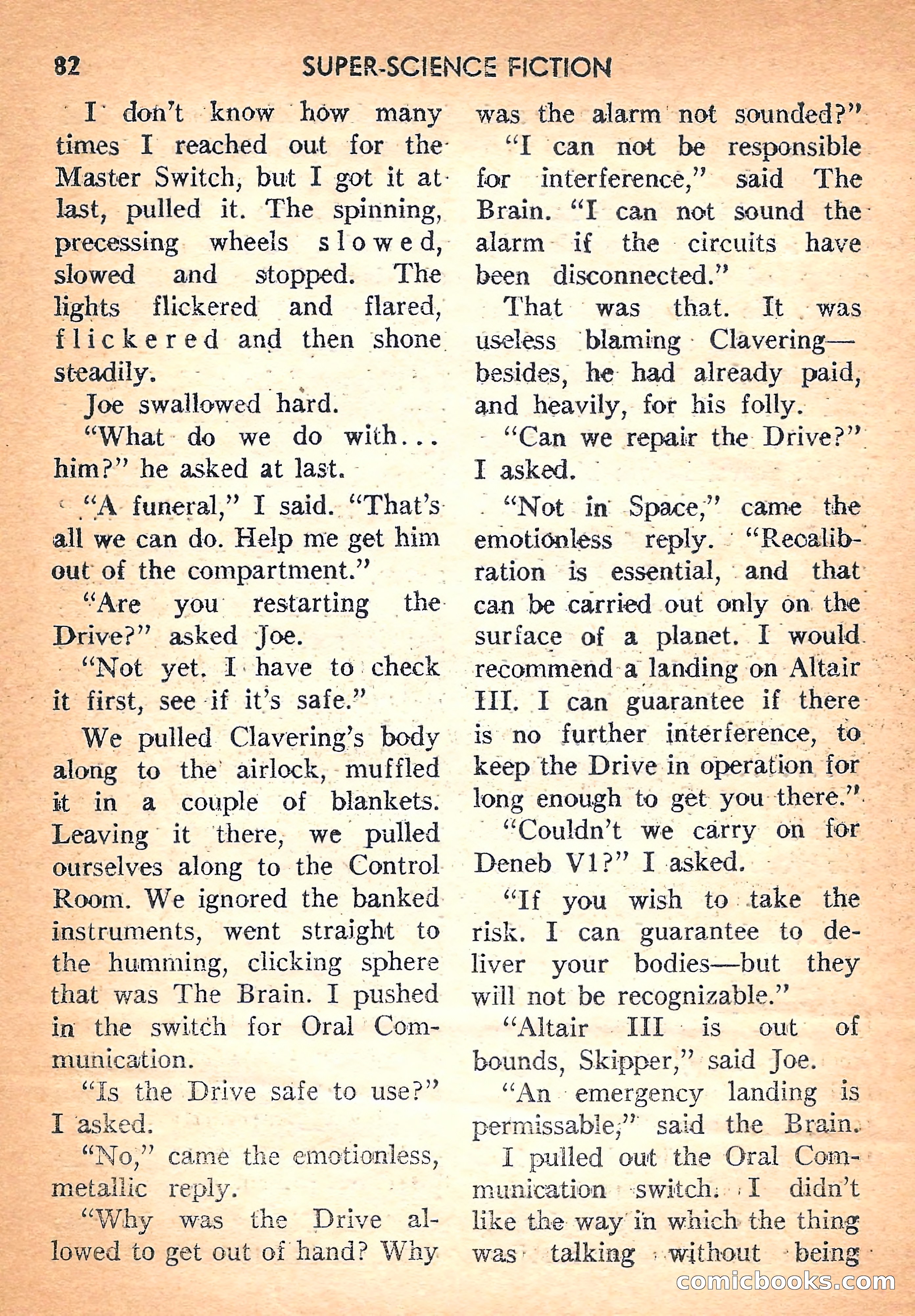 Super Science Fiction, August 1957 — page 84 of 132