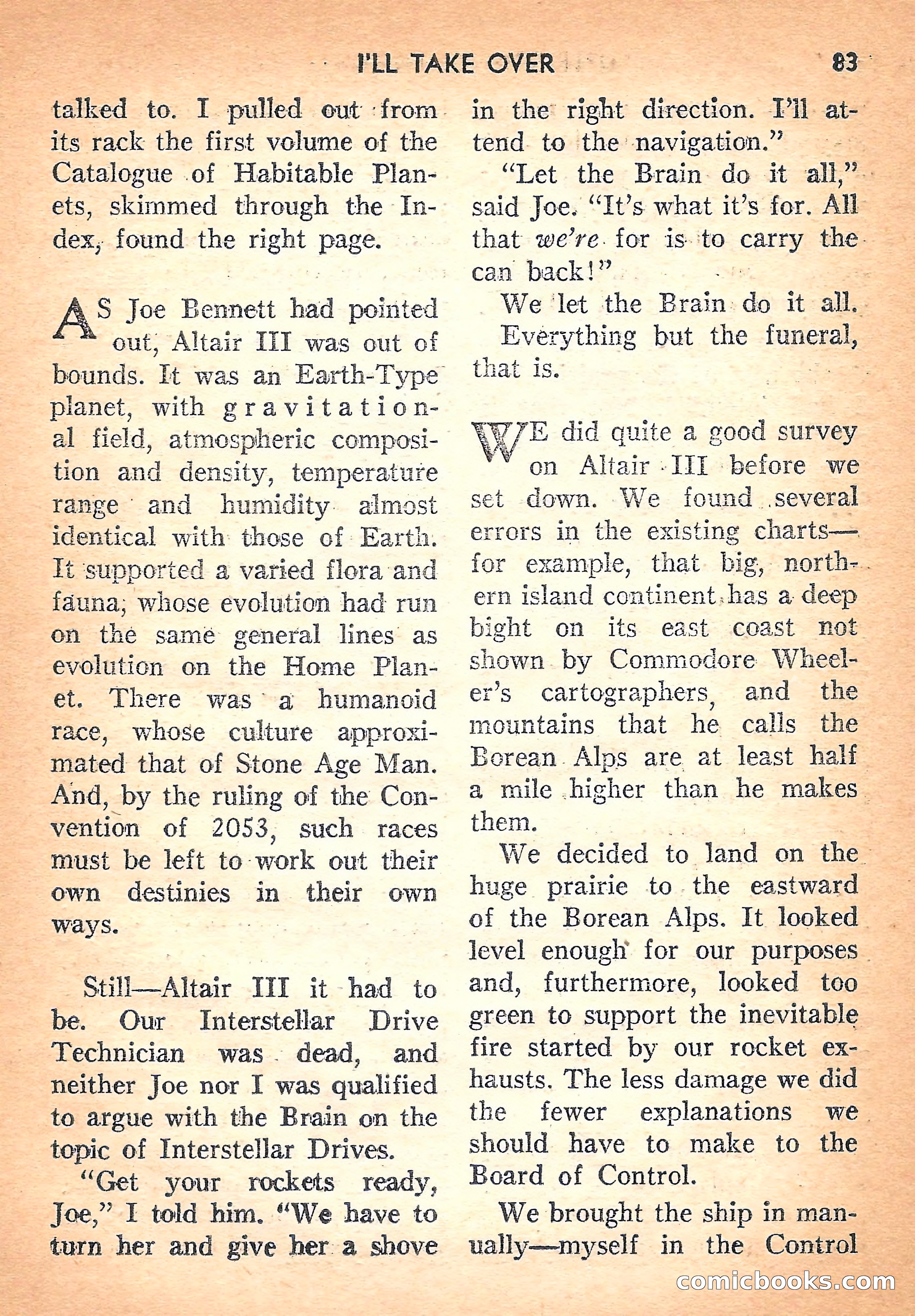 Super Science Fiction, August 1957 — page 85 of 132