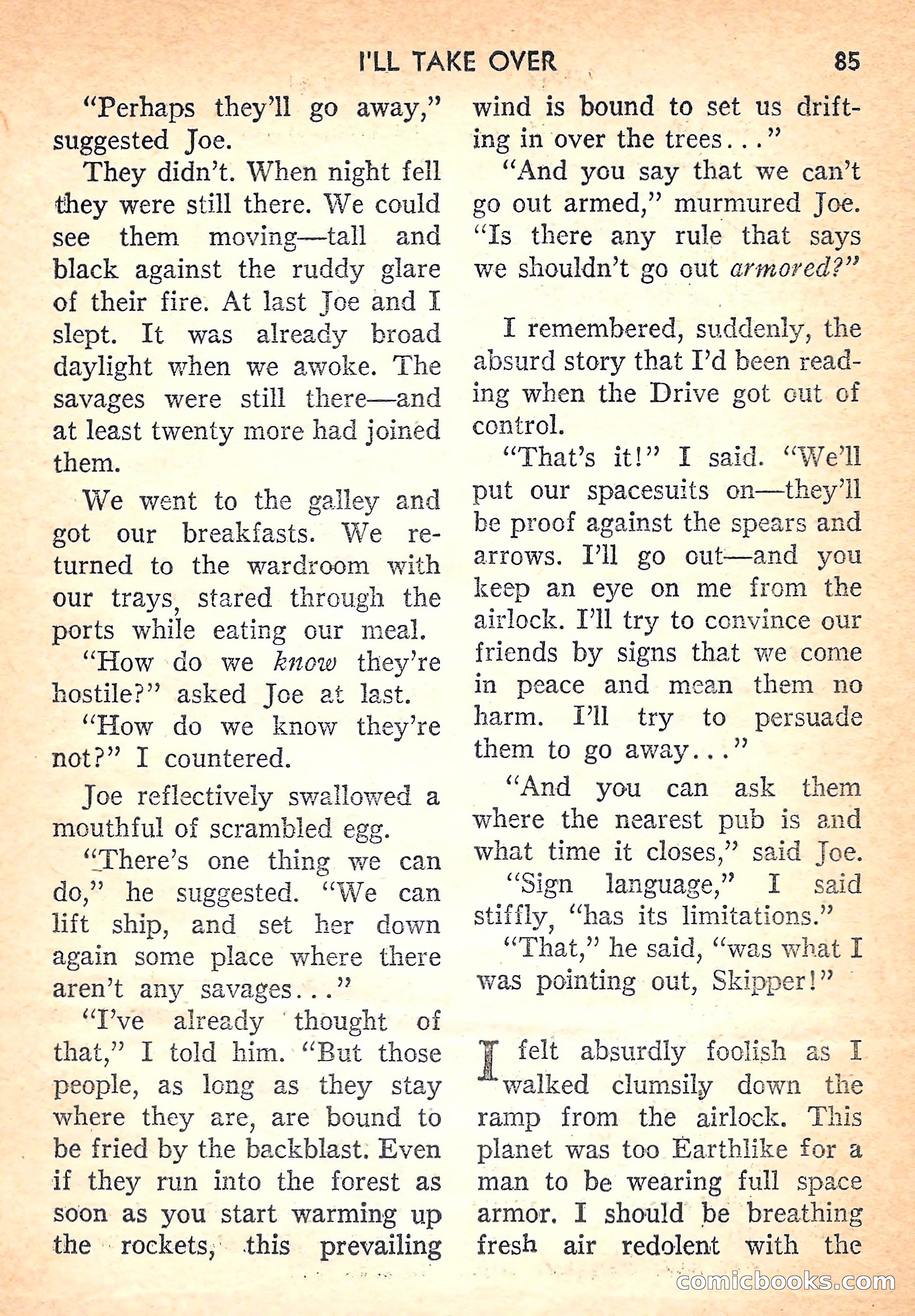 Super Science Fiction, August 1957 — page 87 of 132