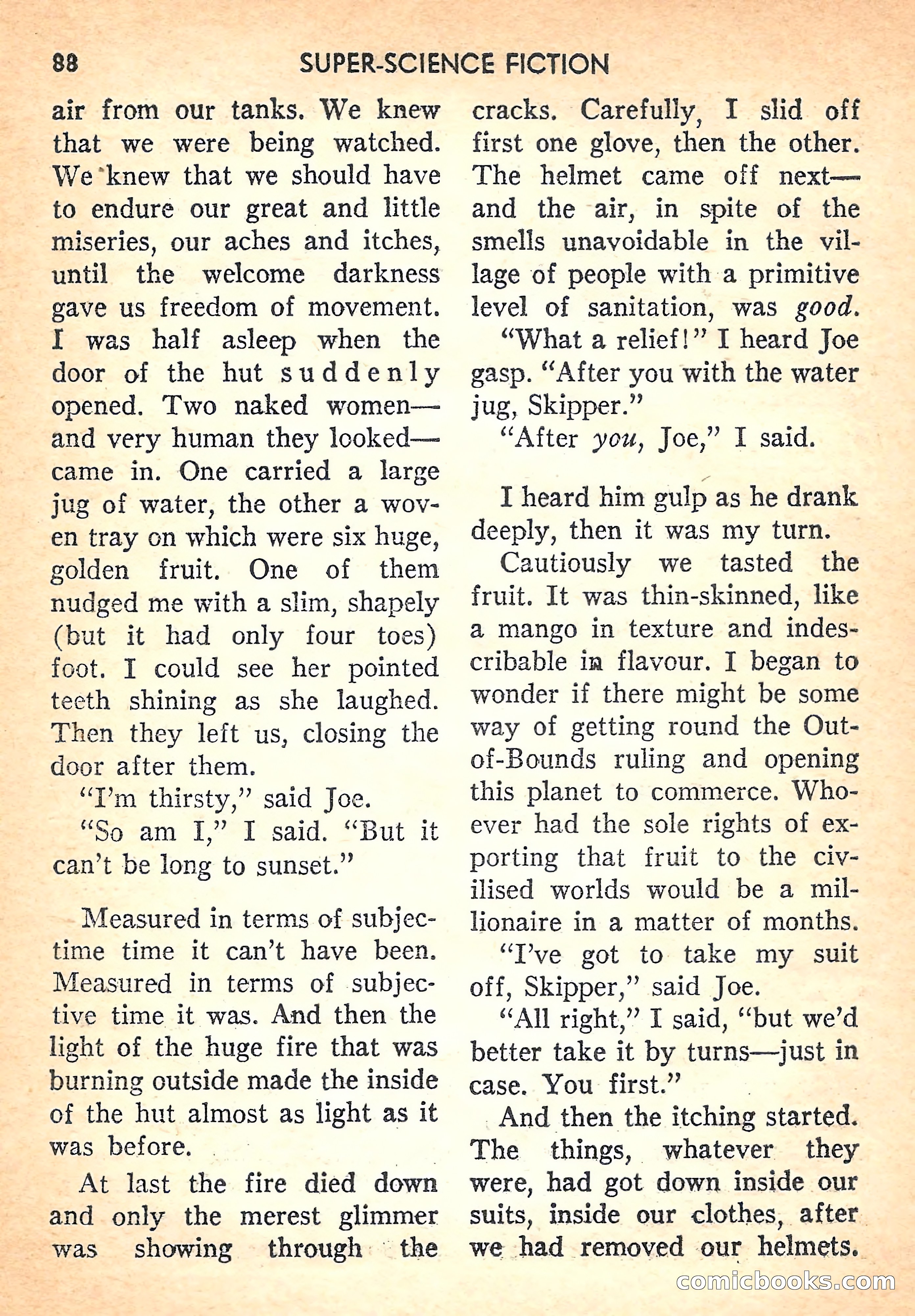 Super Science Fiction, August 1957 — page 90 of 132