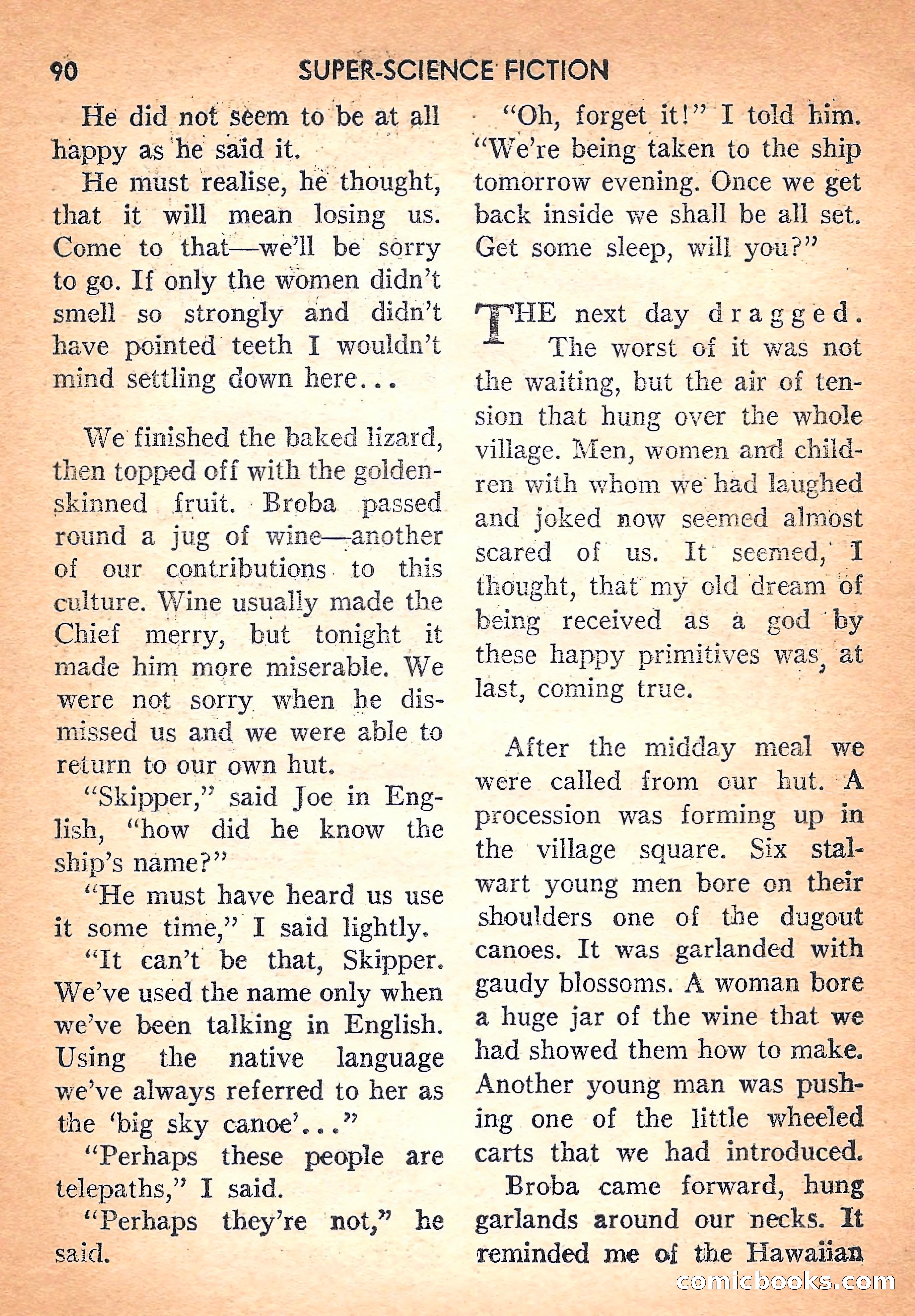 Super Science Fiction, August 1957 — page 92 of 132
