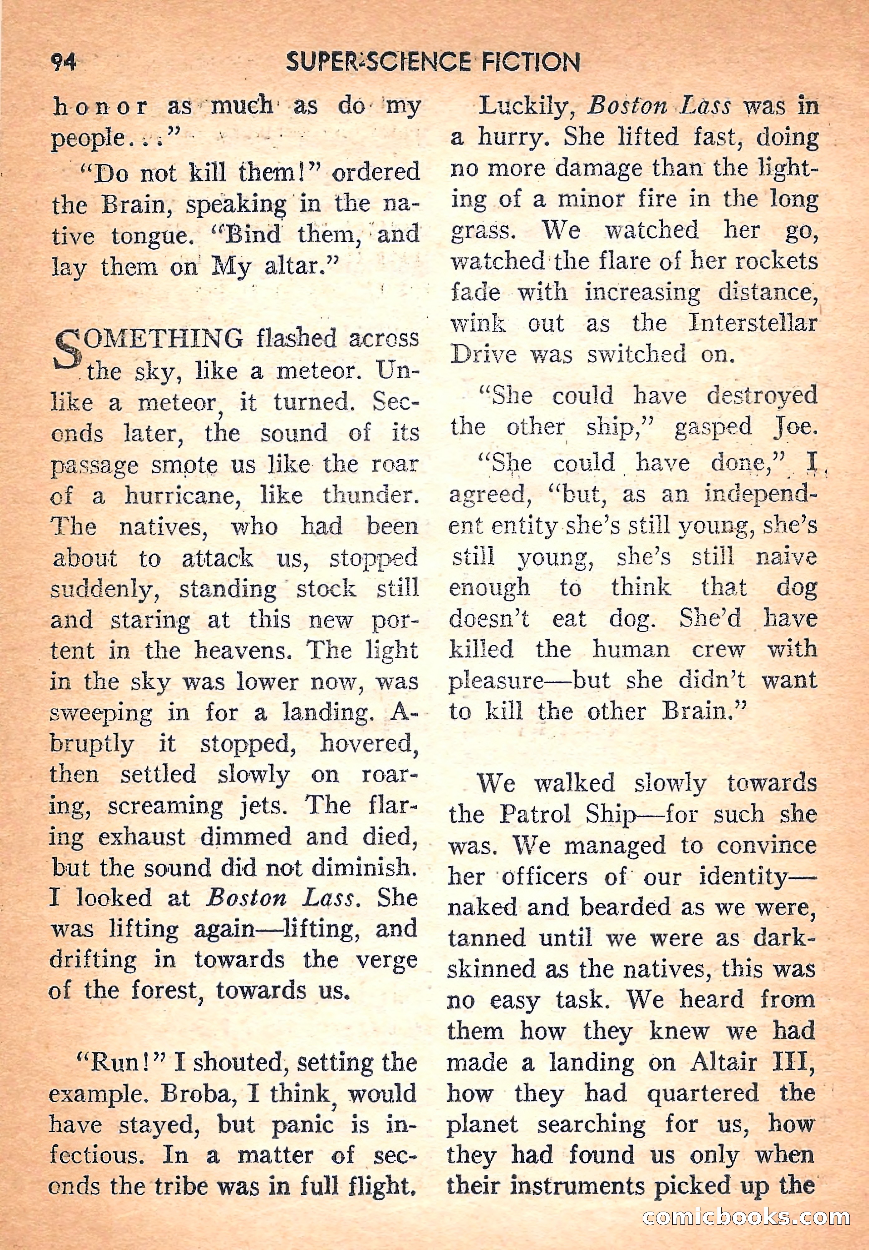 Super Science Fiction, August 1957 — page 96 of 132