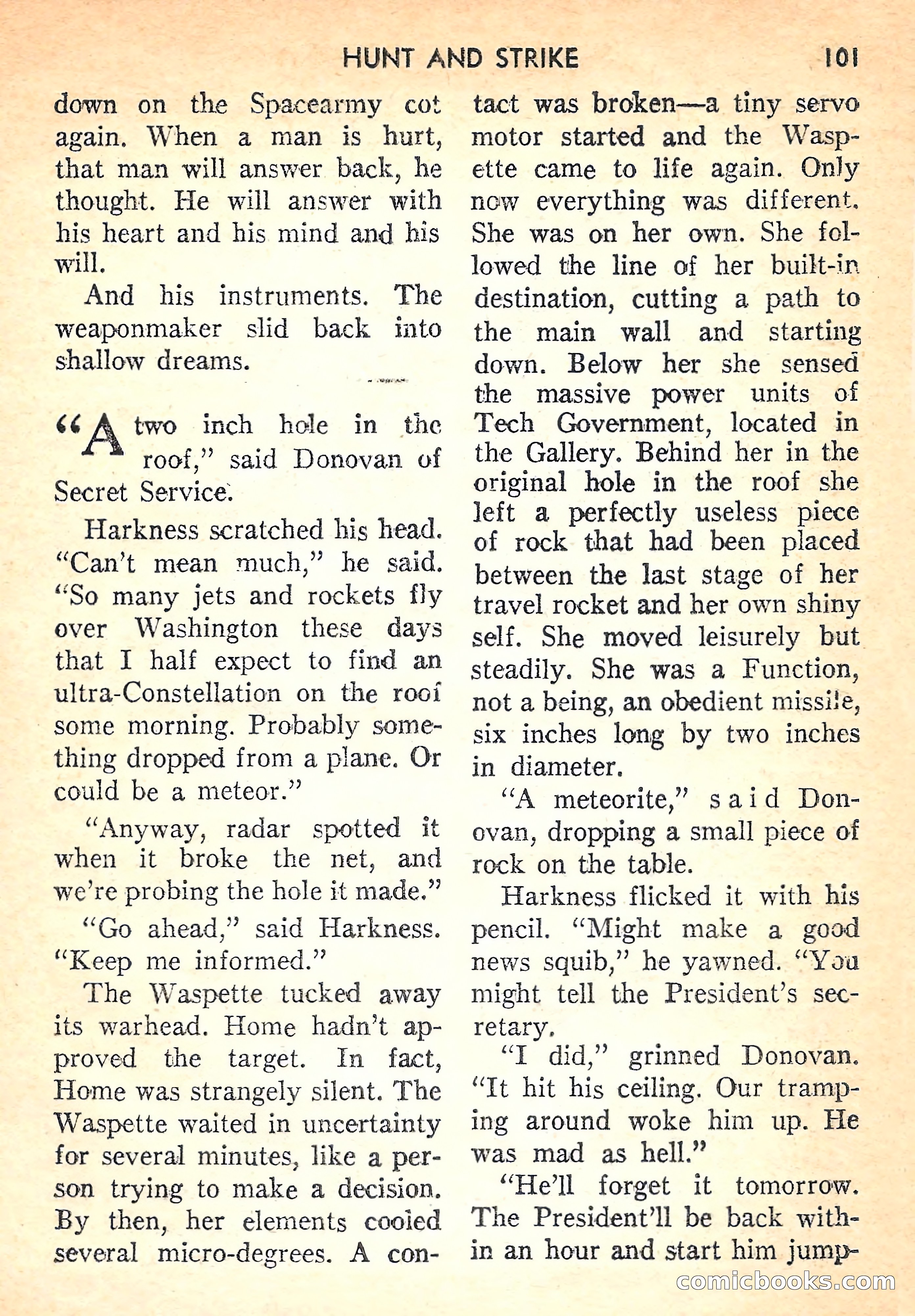 Super Science Fiction, August 1957 — page 103 of 132