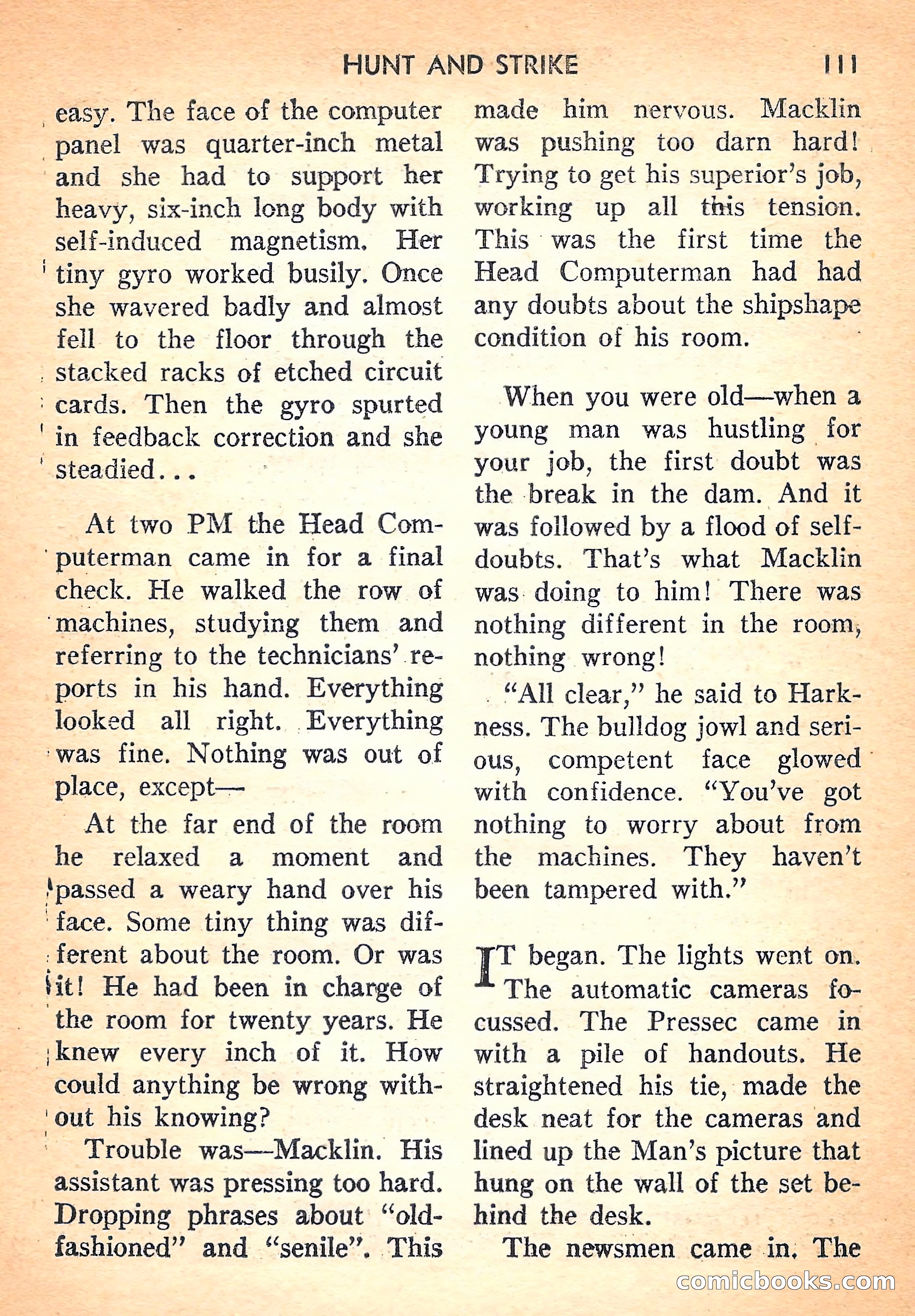 Super Science Fiction, August 1957 — page 113 of 132