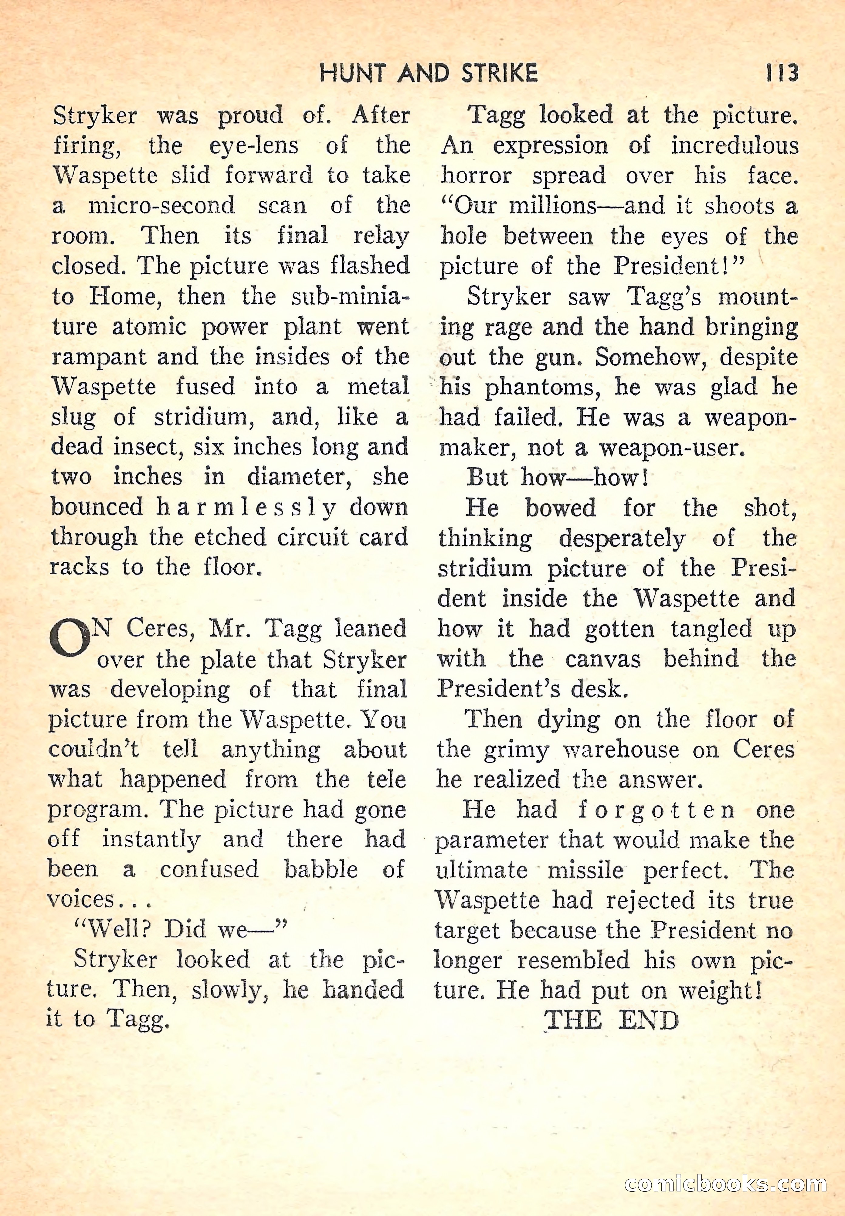 Super Science Fiction, August 1957 — page 115 of 132