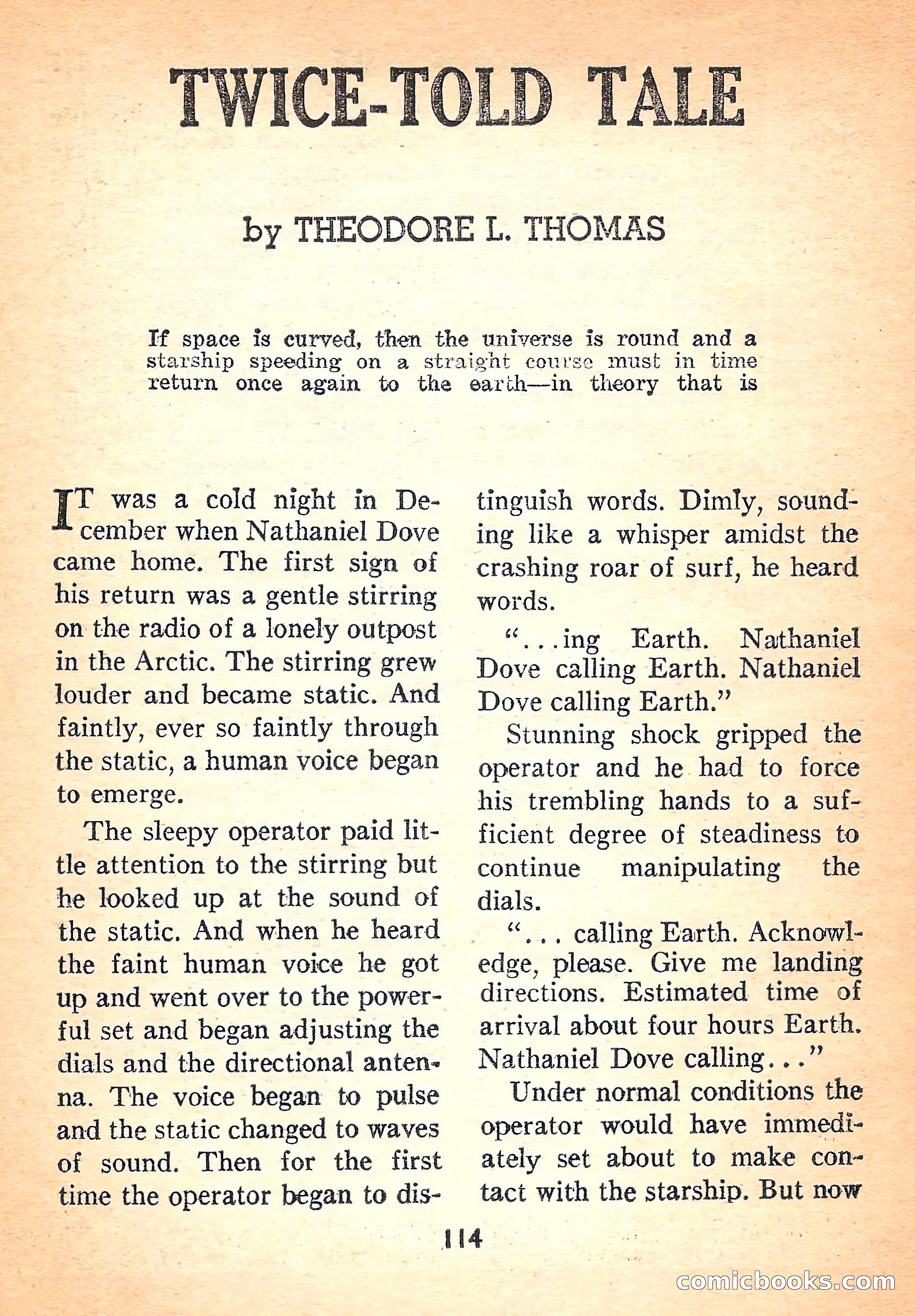 Super Science Fiction, August 1957 — page 116 of 132