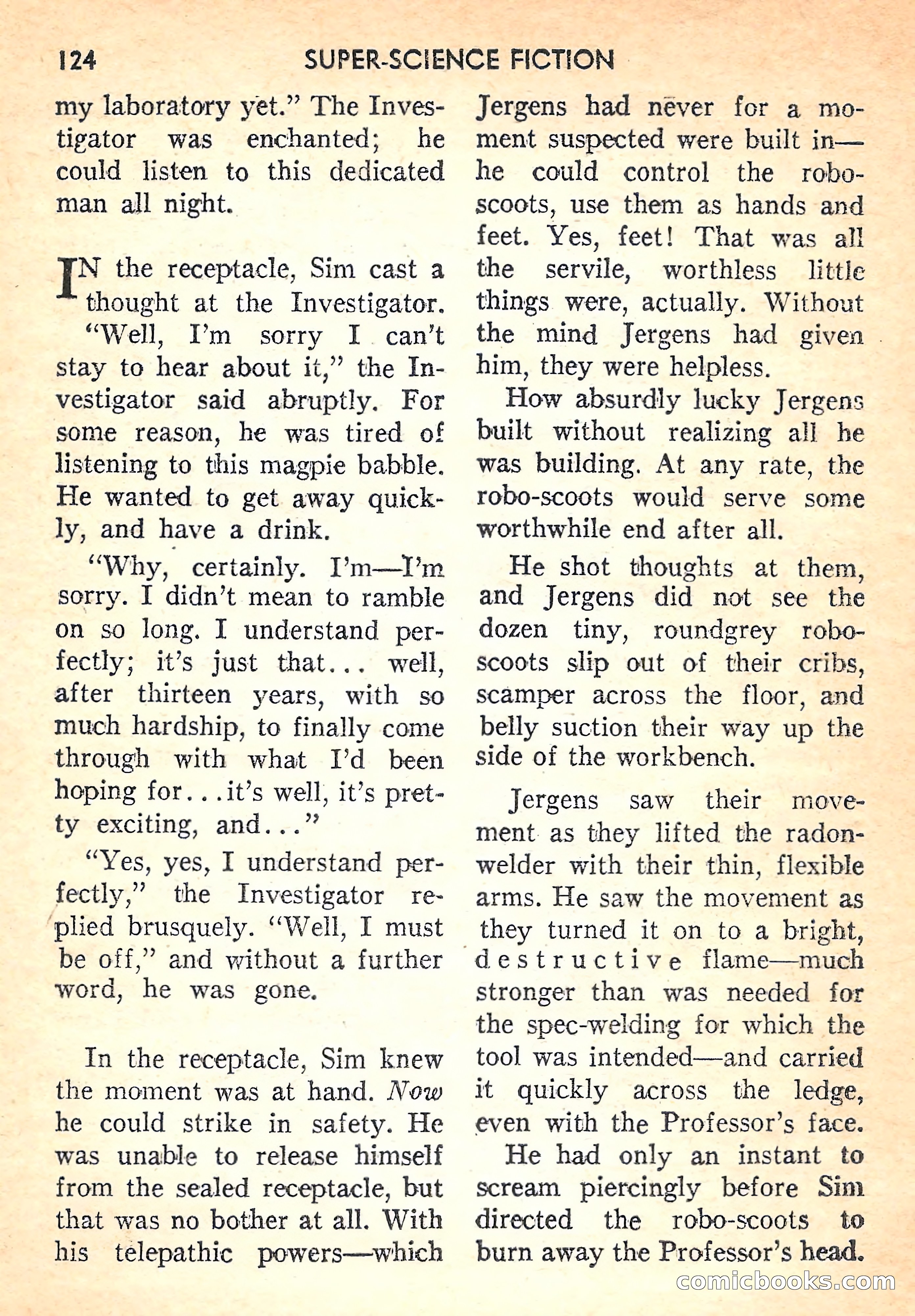 Super Science Fiction, August 1957 — page 126 of 132