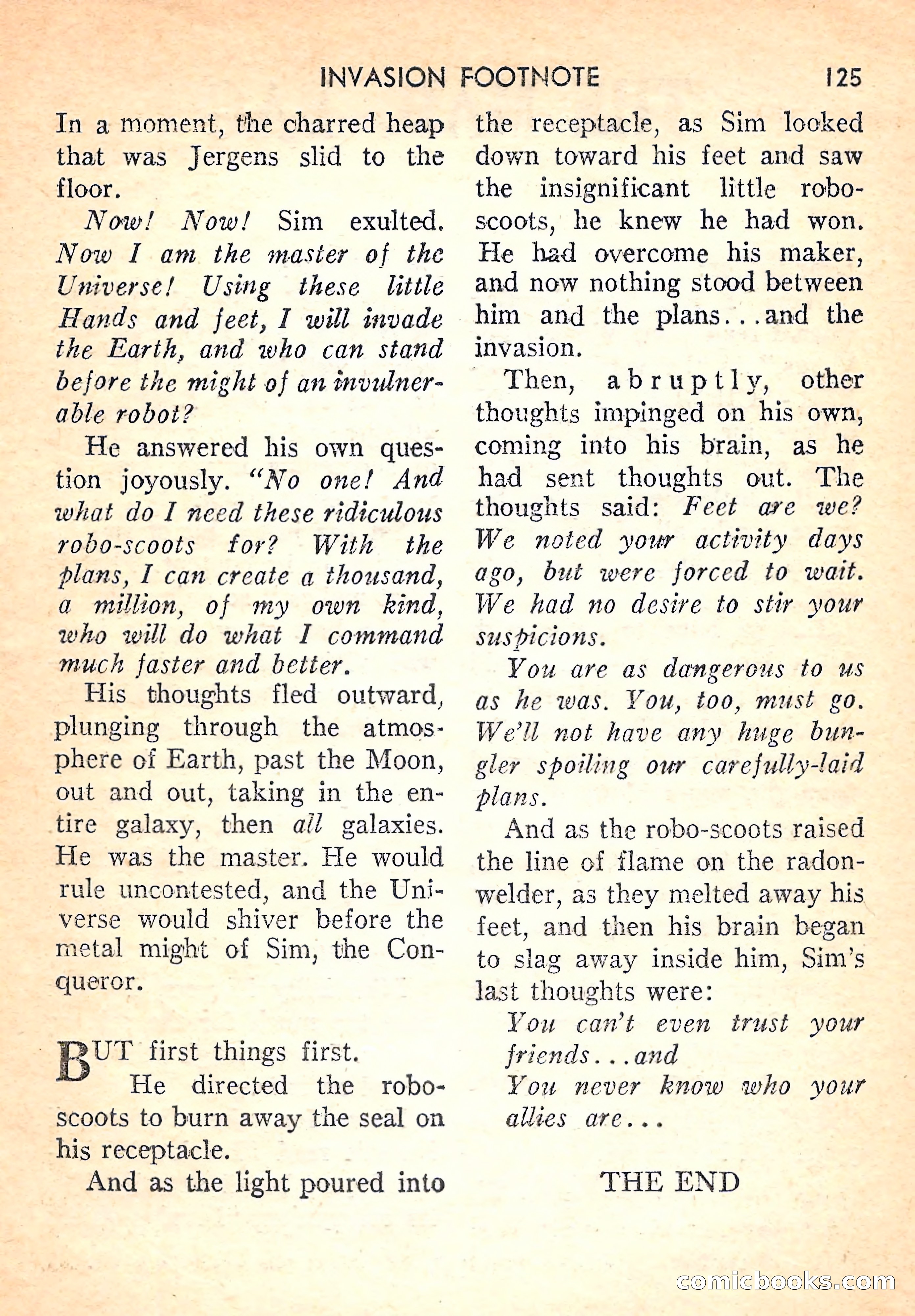 Super Science Fiction, August 1957 — page 127 of 132