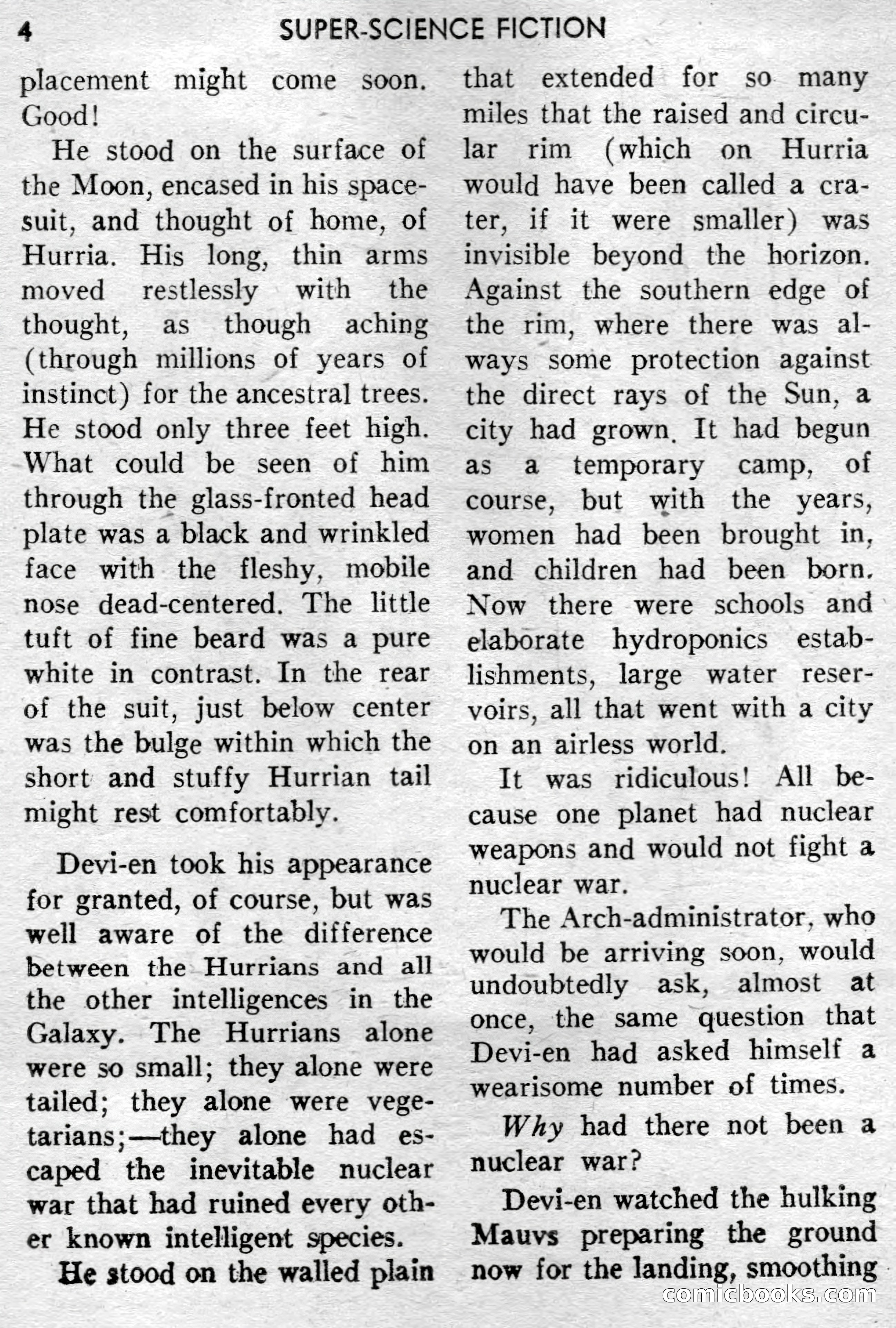 Super-Science Fiction, December 1957 — page 6 of 132