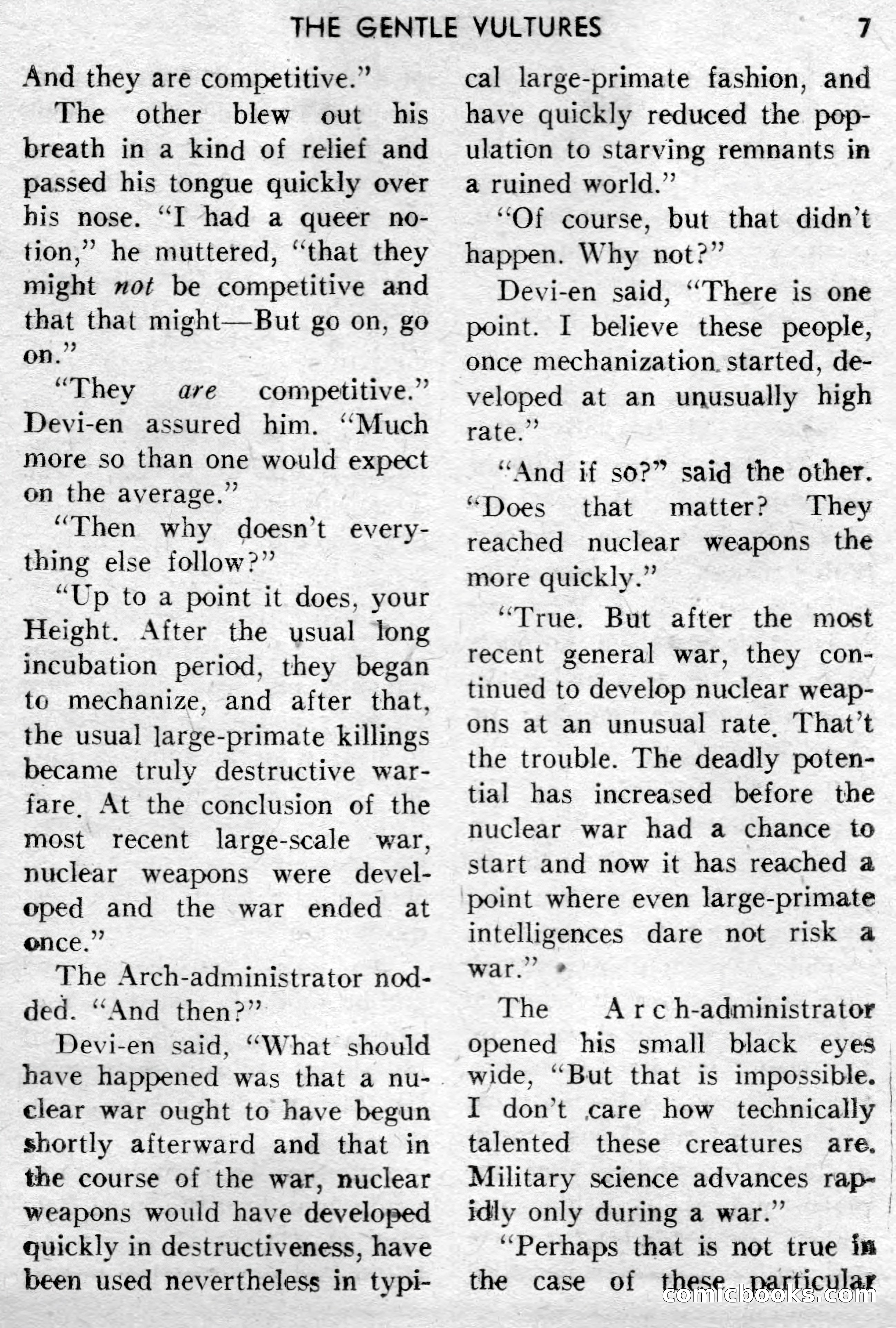 Super-Science Fiction, December 1957 — page 9 of 132