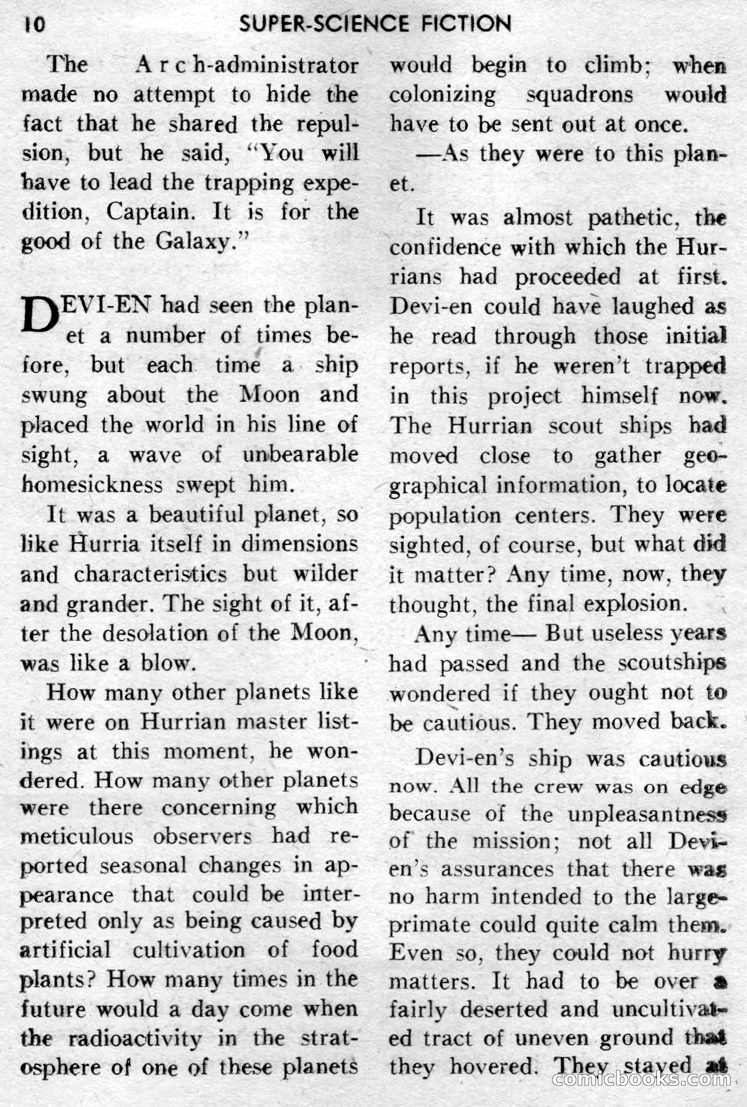 Super-Science Fiction, December 1957 — page 12 of 132