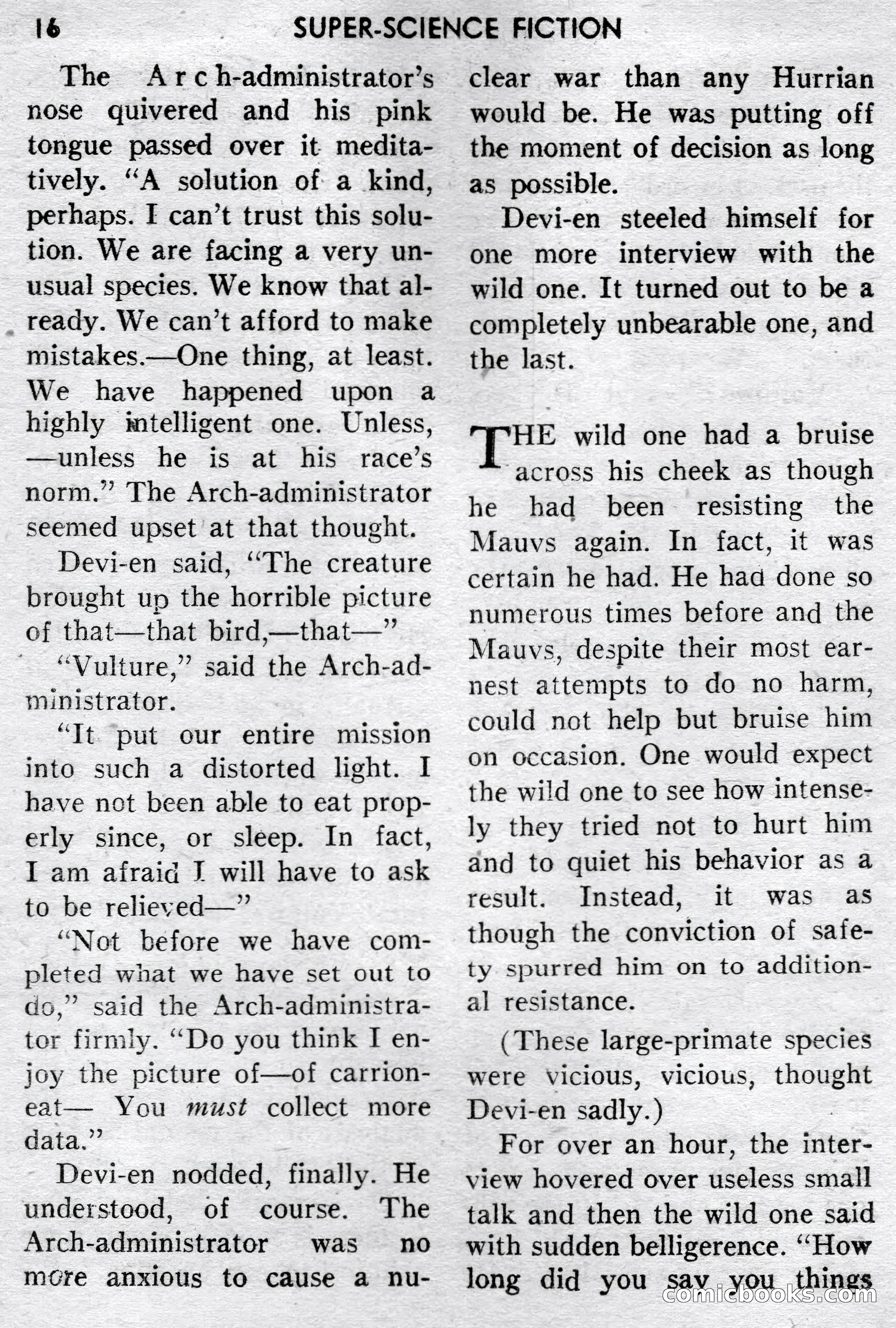 Super-Science Fiction, December 1957 — page 18 of 132