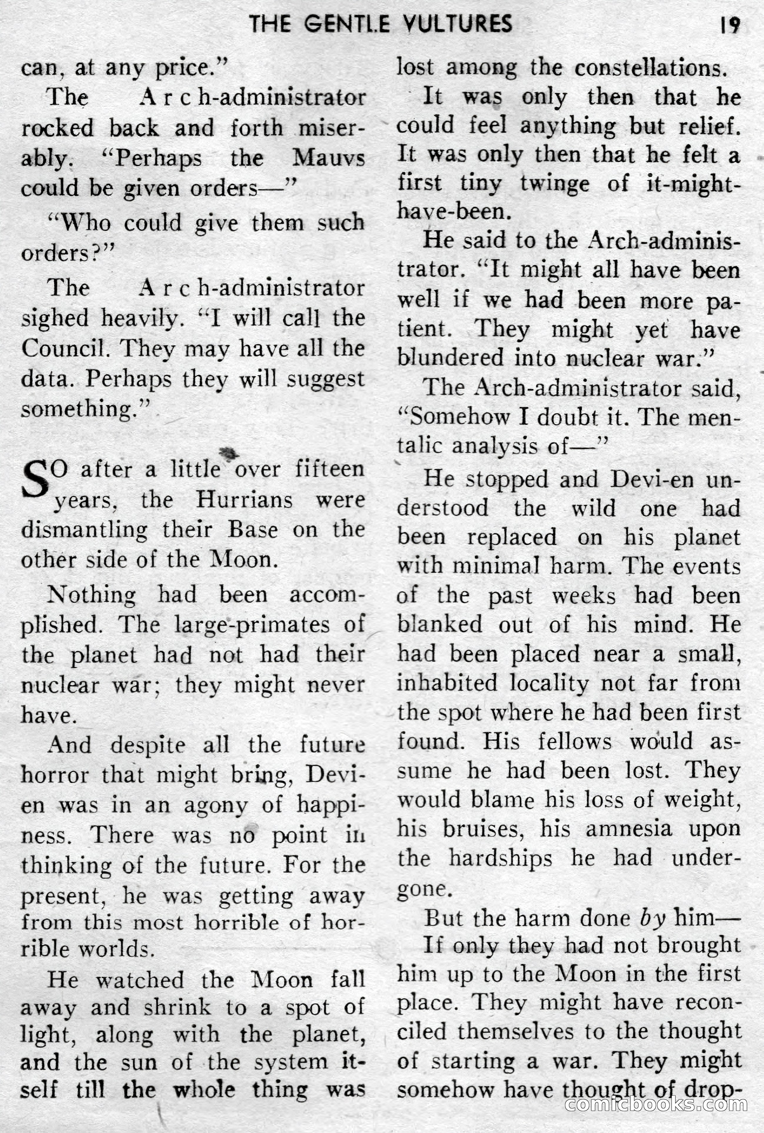 Super-Science Fiction, December 1957 — page 21 of 132