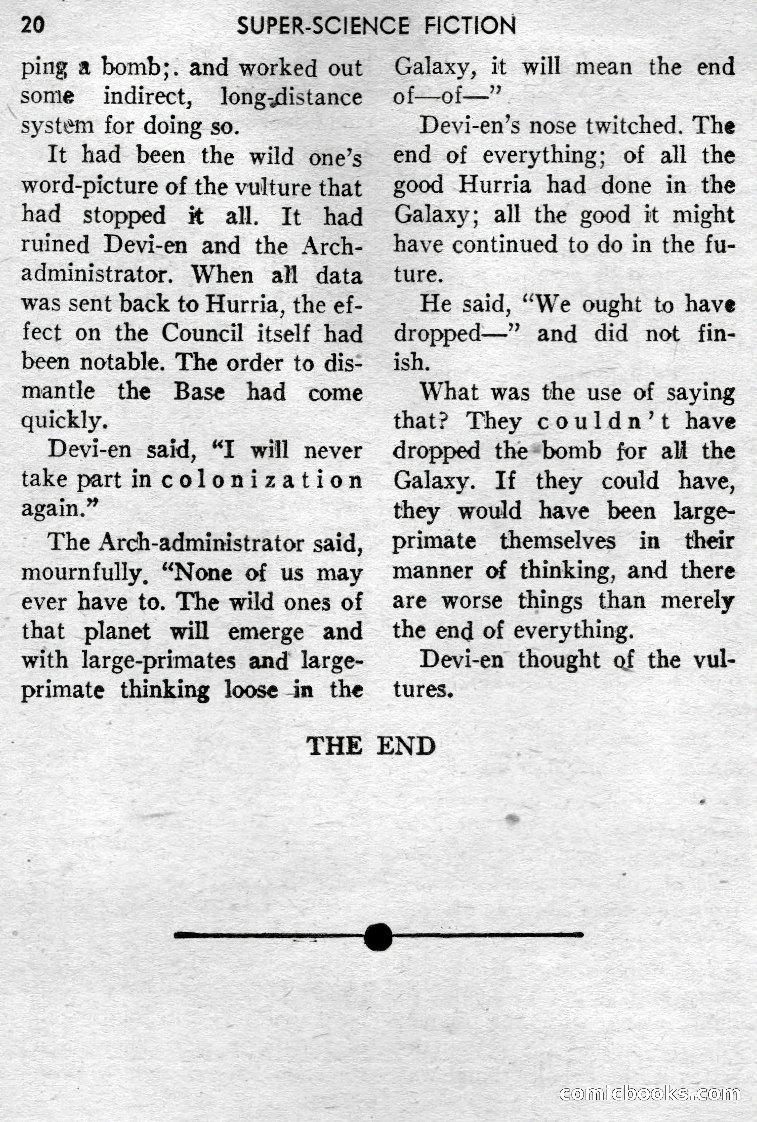 Super-Science Fiction, December 1957 — page 22 of 132