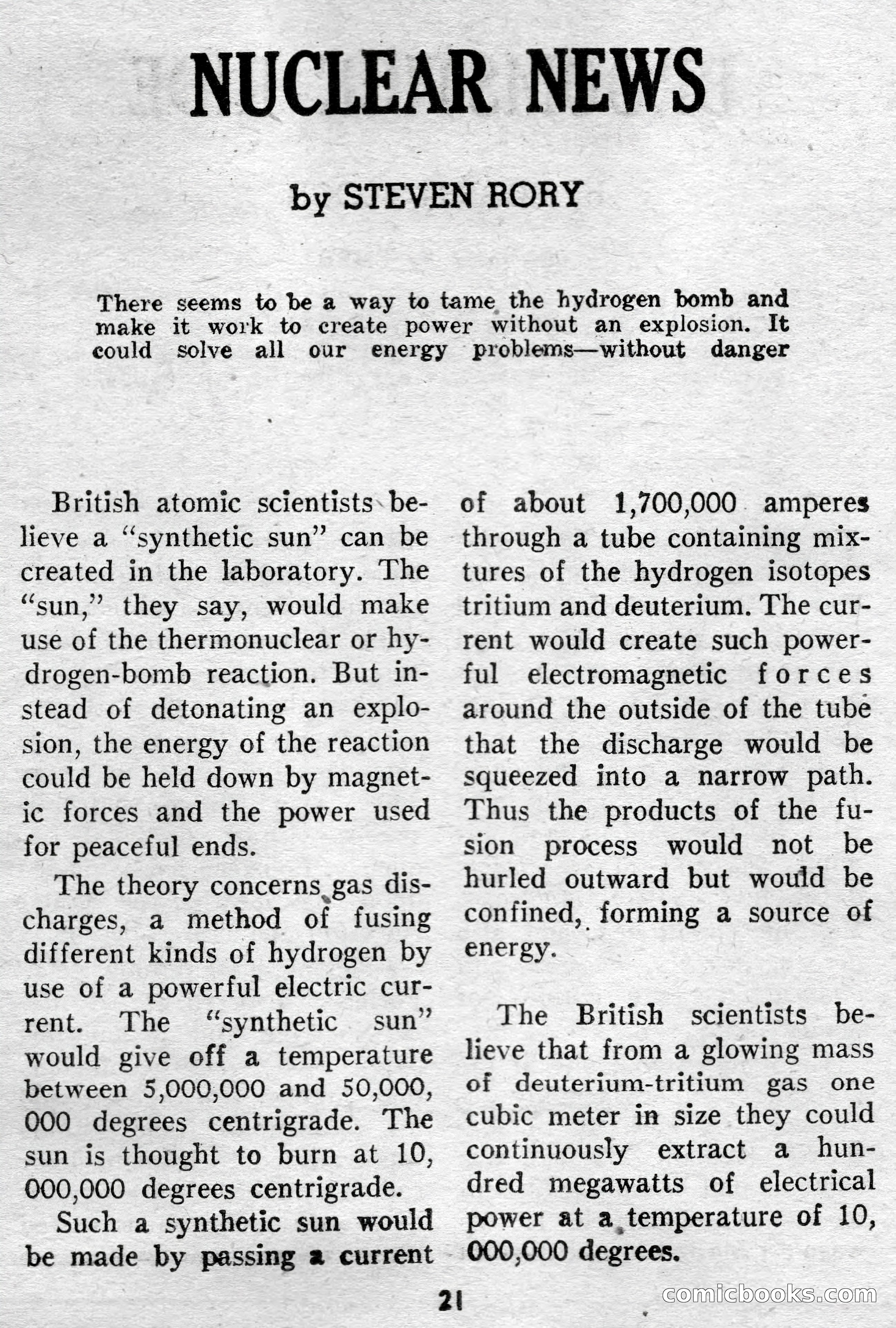 Super-Science Fiction, December 1957 — page 23 of 132