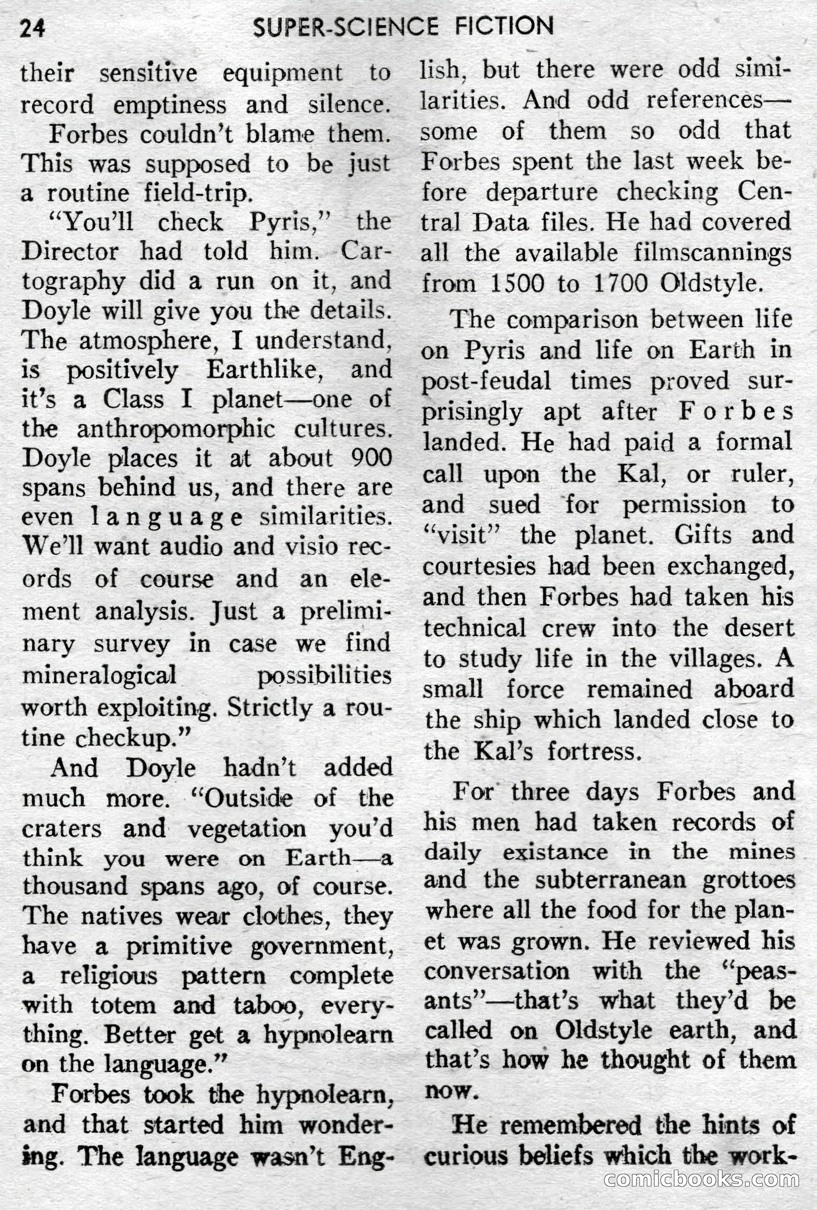 Super-Science Fiction, December 1957 — page 26 of 132