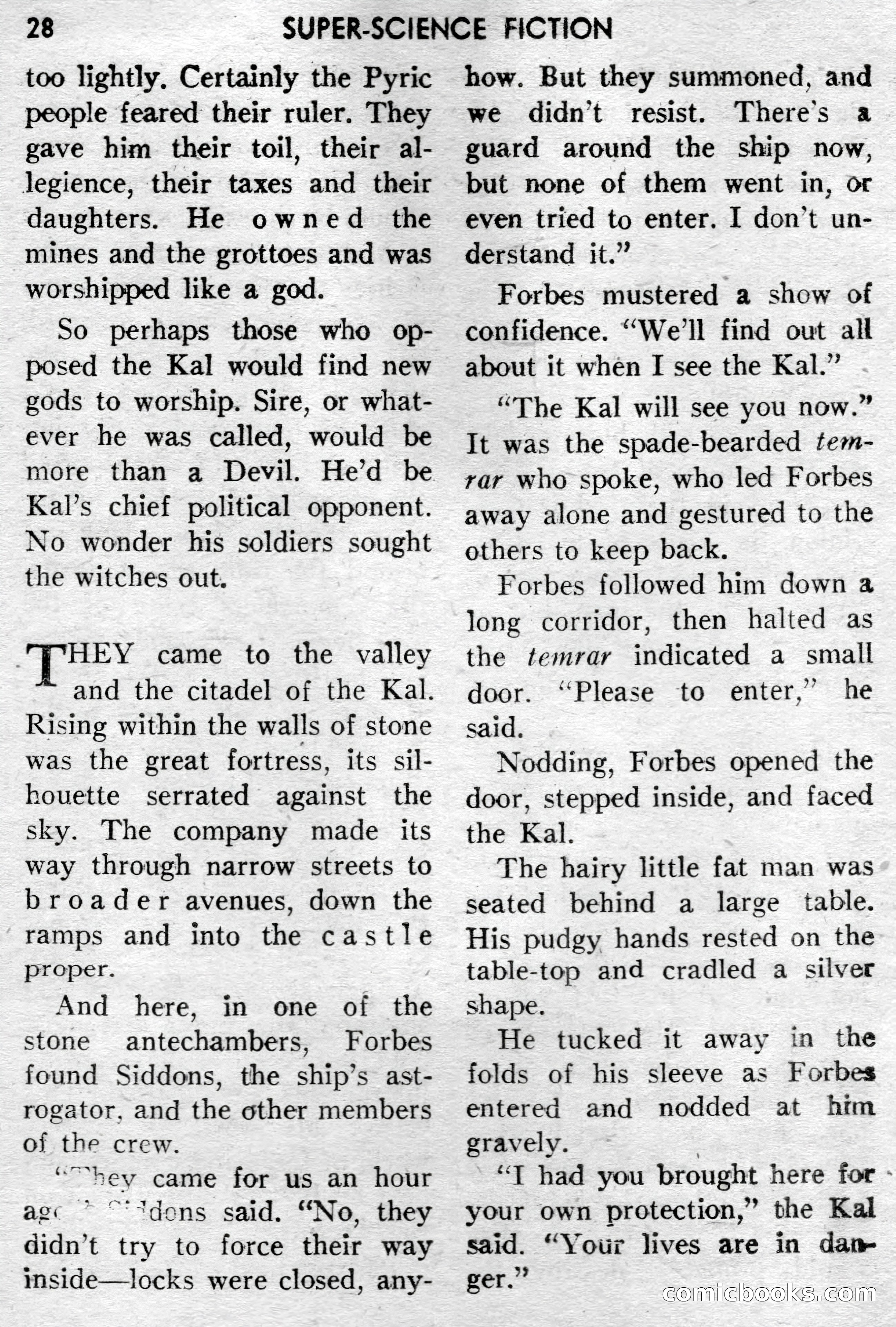 Super-Science Fiction, December 1957 — page 30 of 132