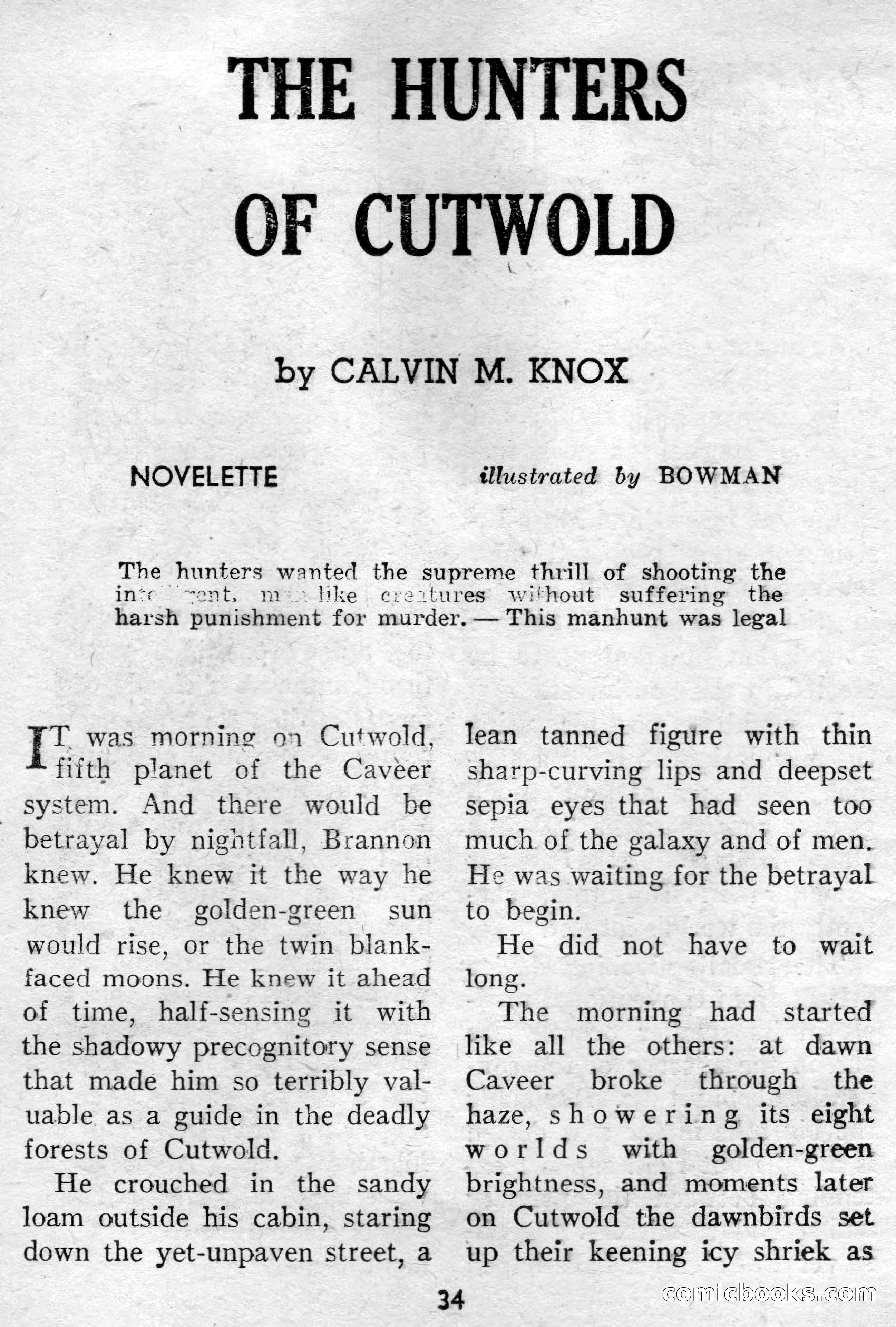 Super-Science Fiction, December 1957 — page 36 of 132