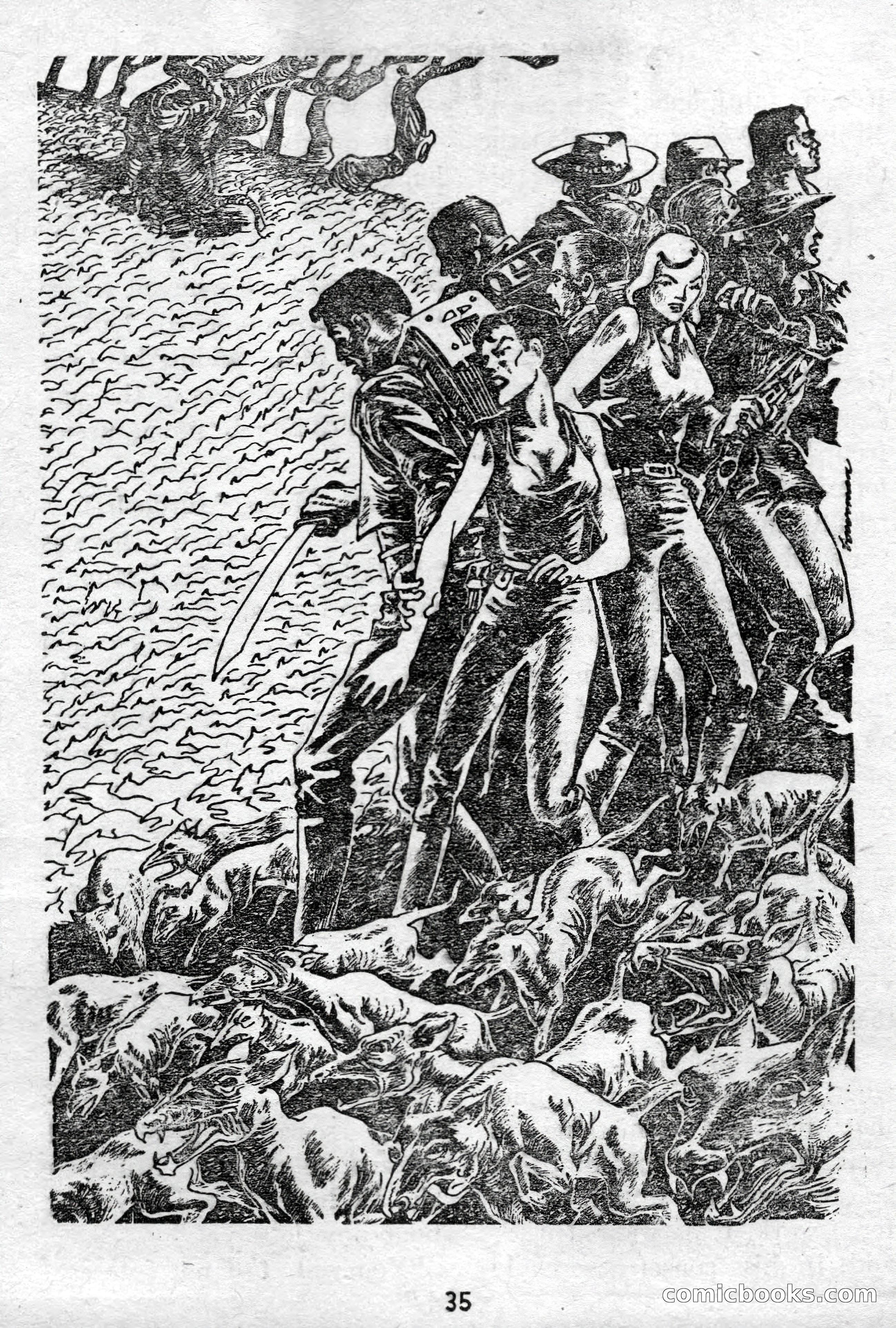 Super-Science Fiction, December 1957 — page 37 of 132