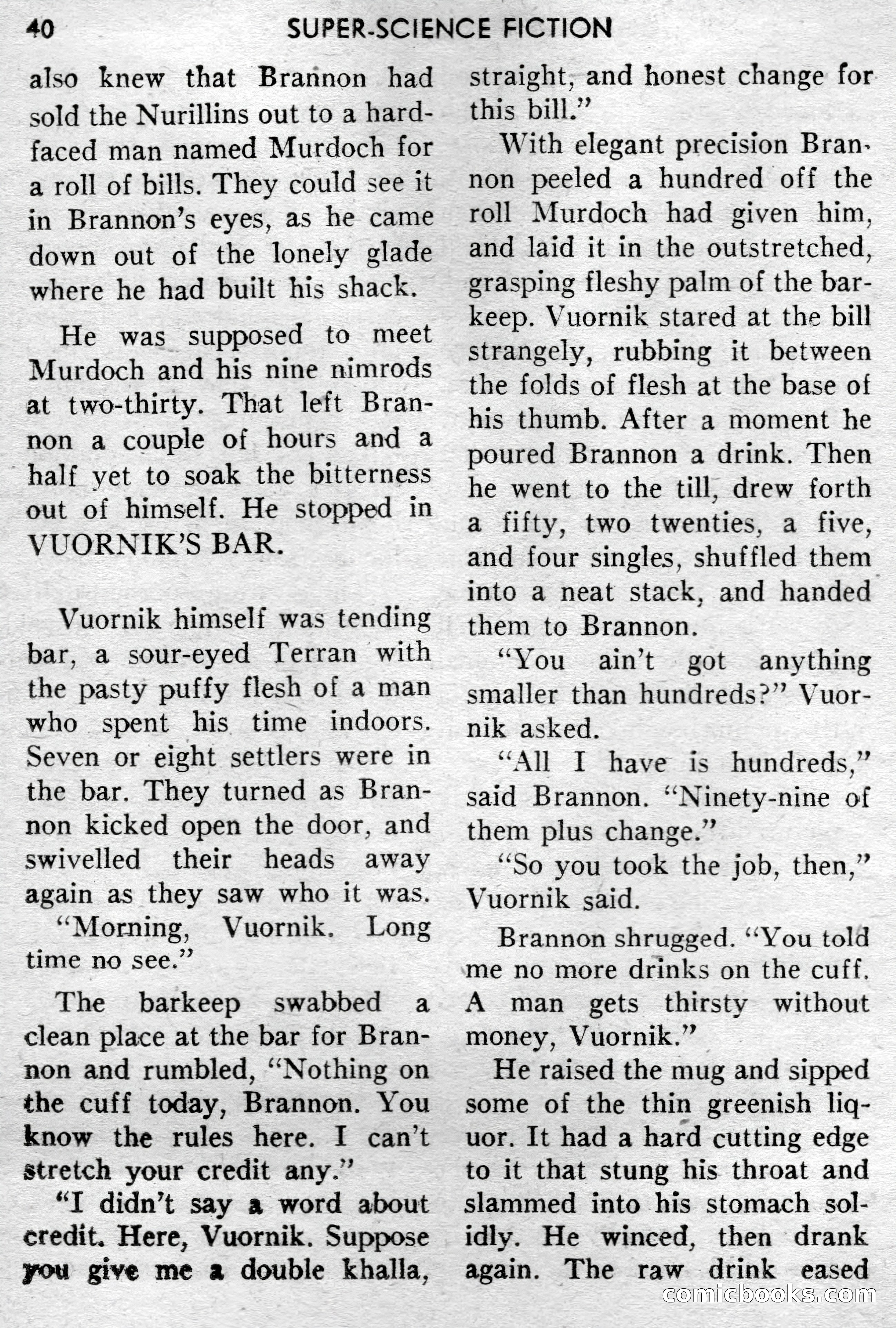 Super-Science Fiction, December 1957 — page 42 of 132