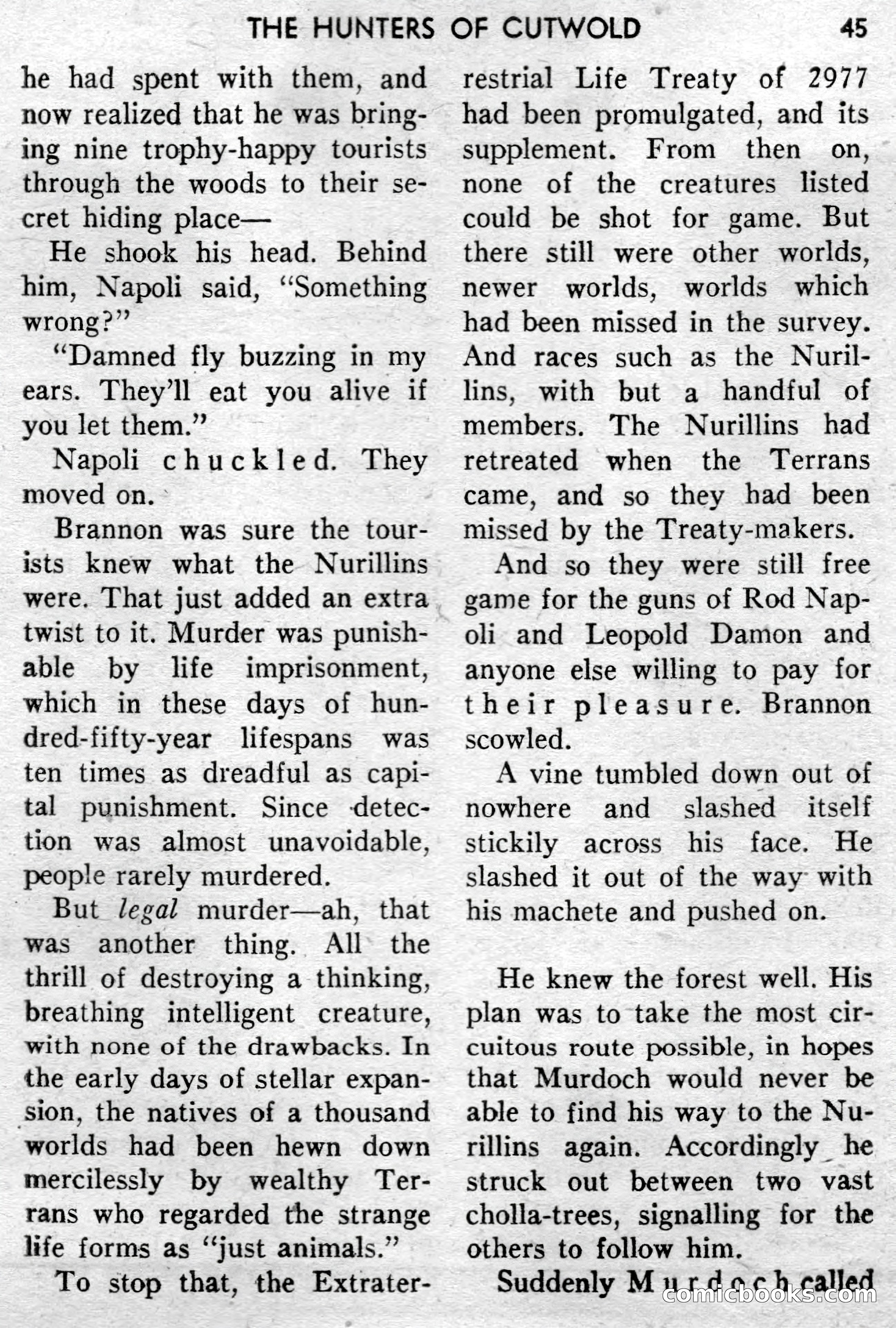 Super-Science Fiction, December 1957 — page 47 of 132