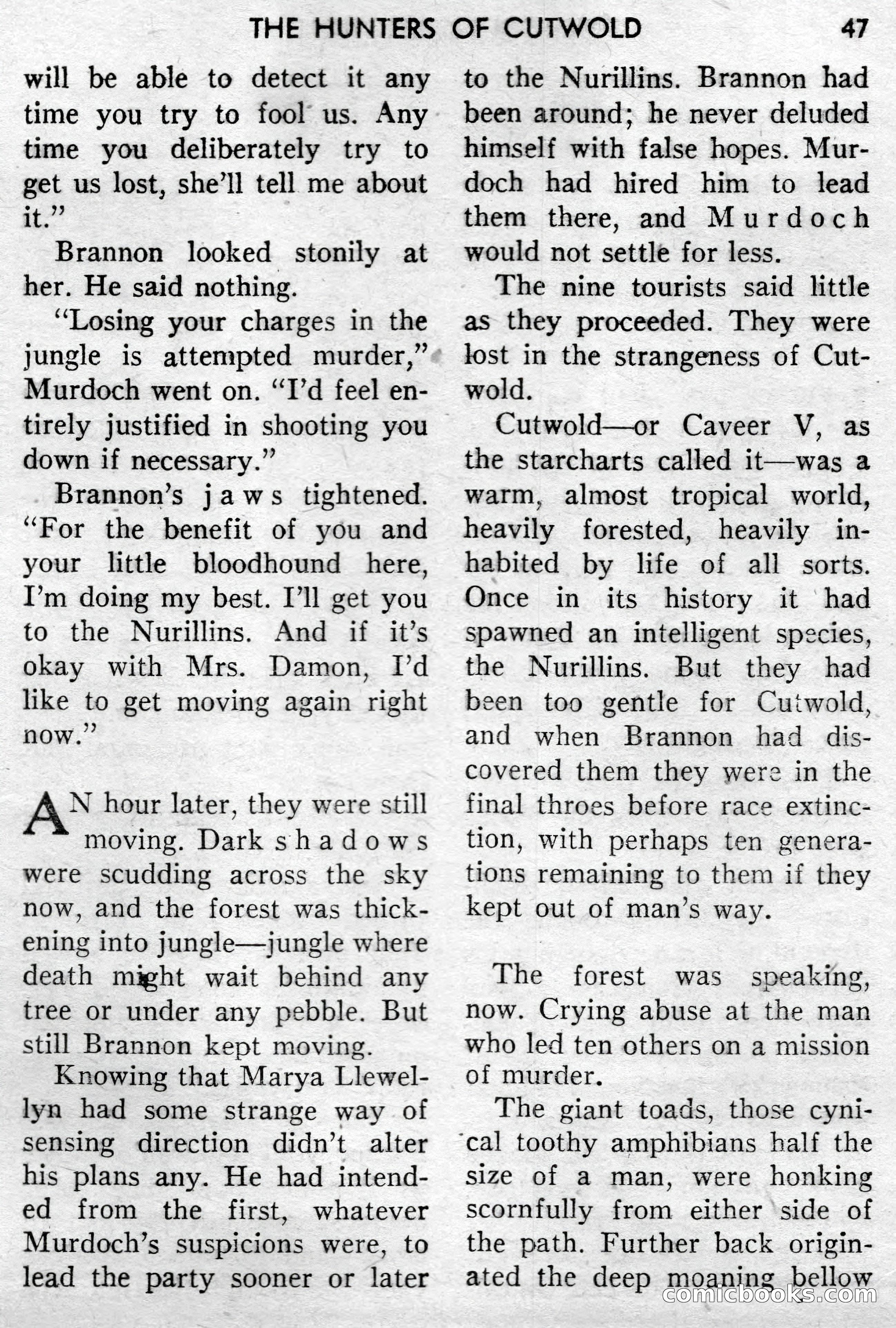 Super-Science Fiction, December 1957 — page 49 of 132
