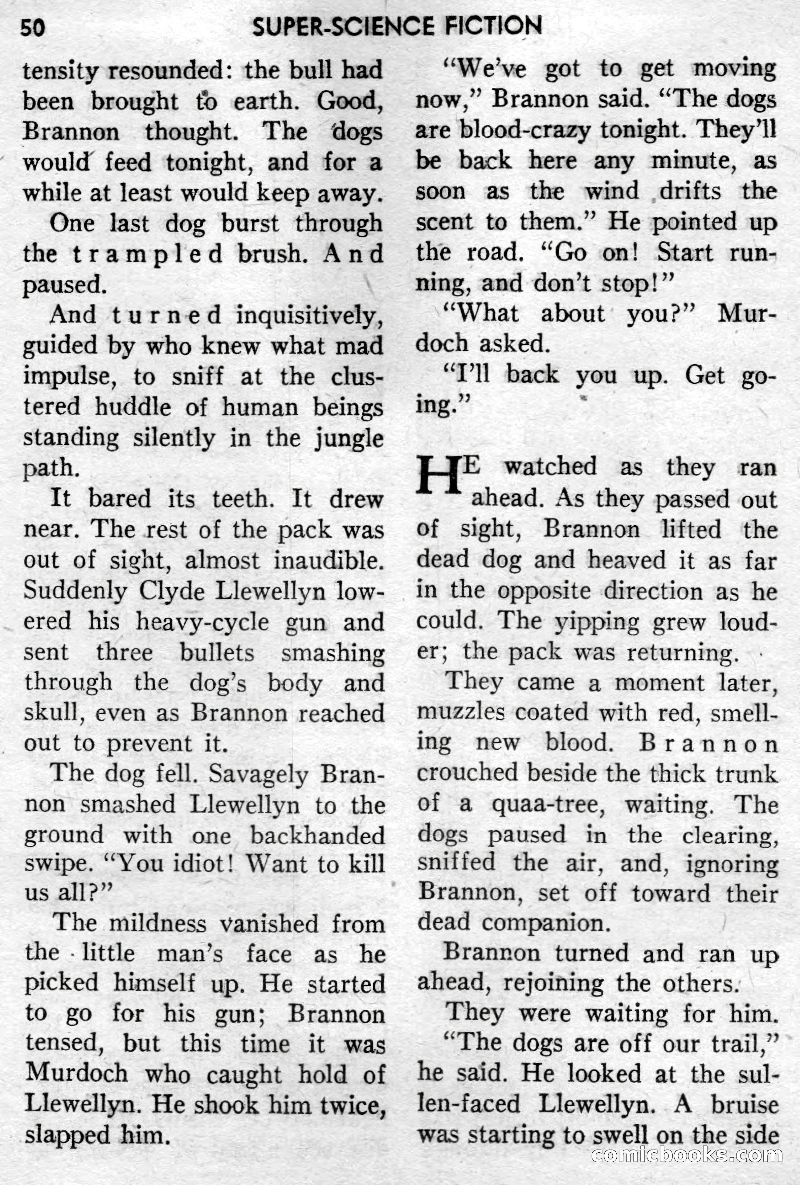 Super-Science Fiction, December 1957 — page 52 of 132