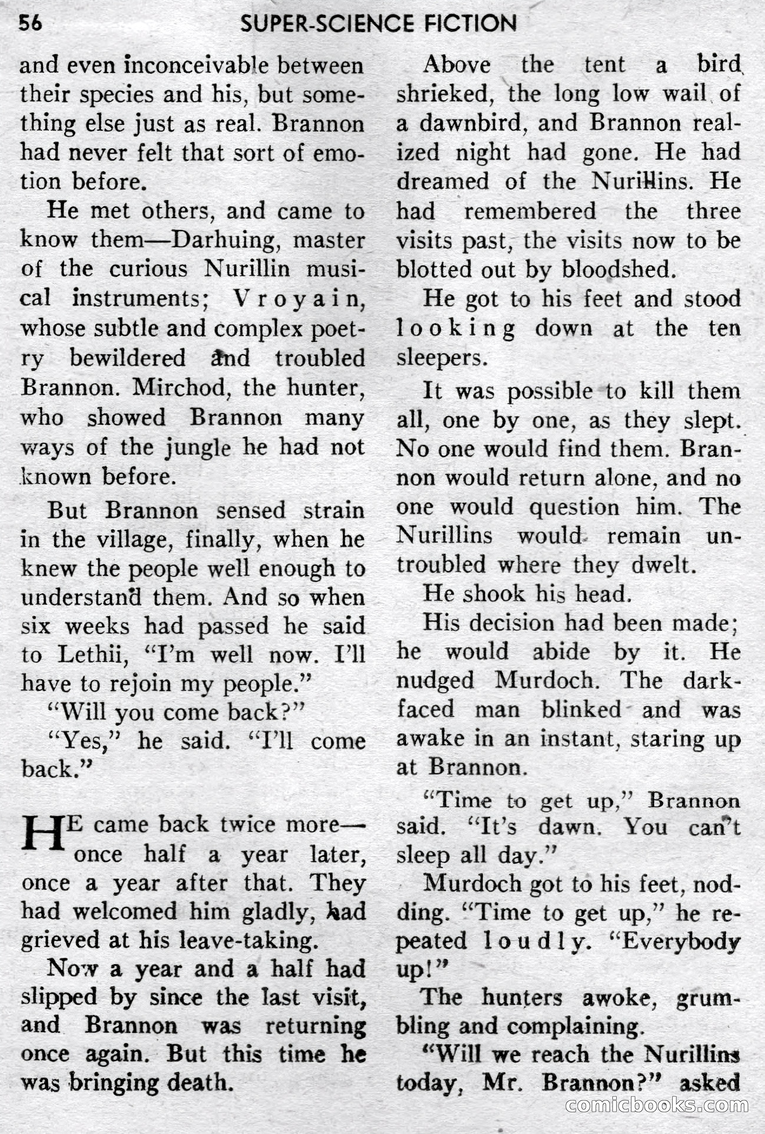 Super-Science Fiction, December 1957 — page 58 of 132