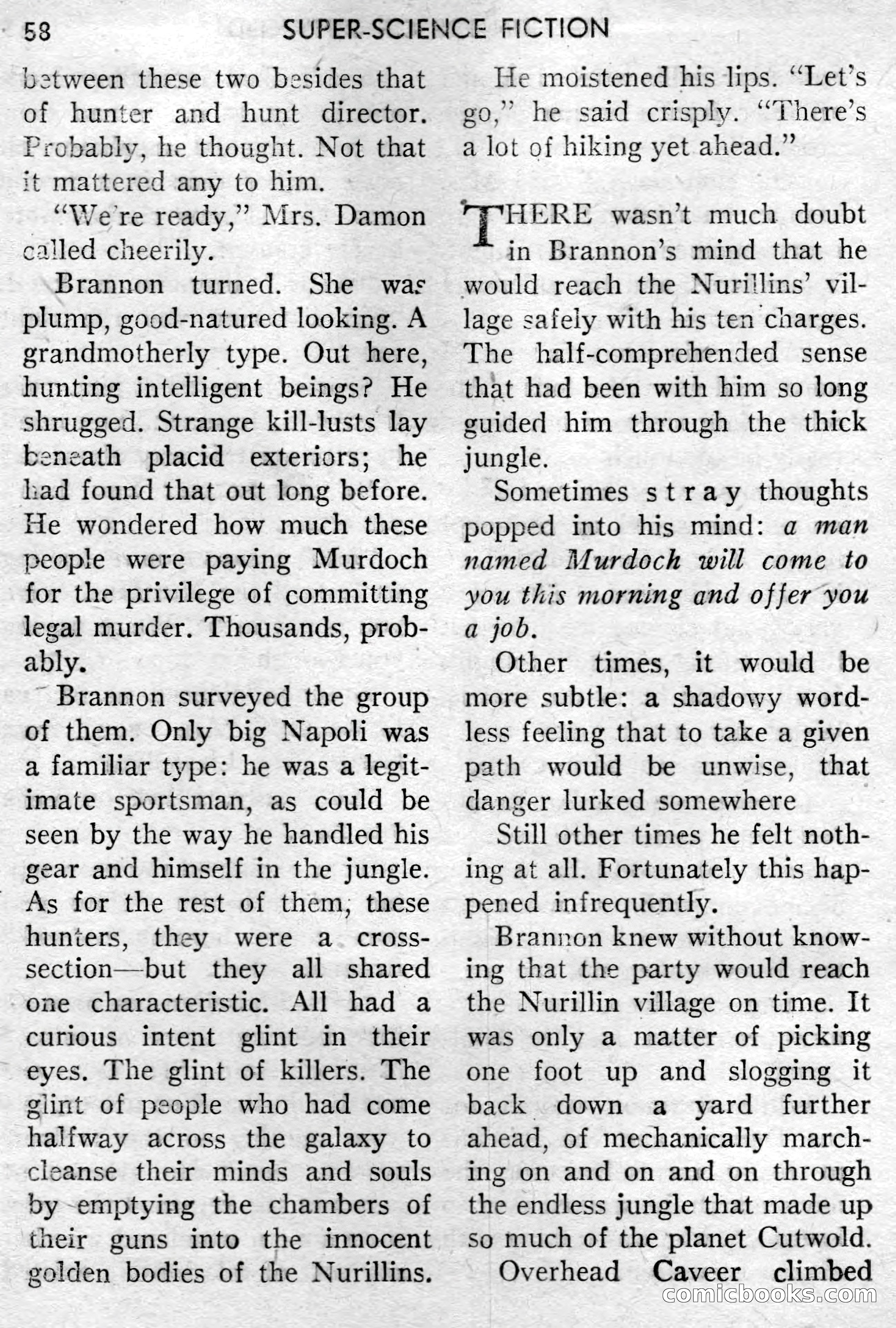 Super-Science Fiction, December 1957 — page 60 of 132