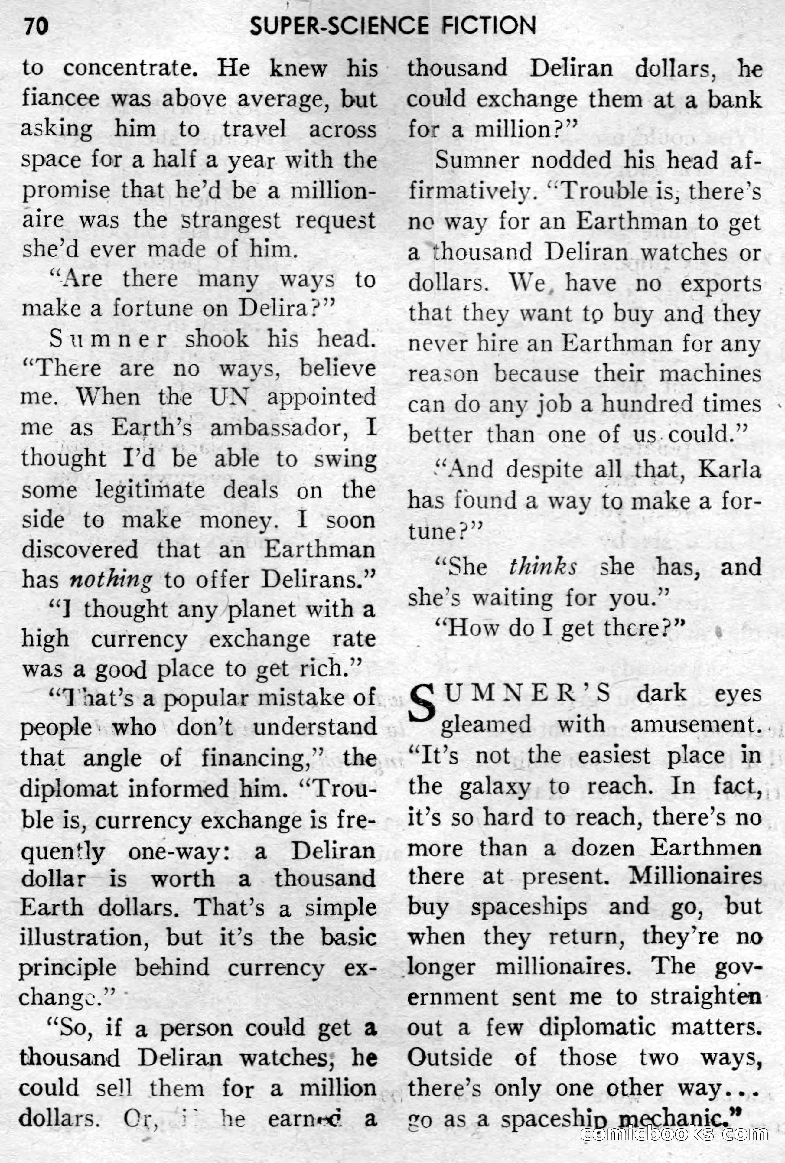 Super-Science Fiction, December 1957 — page 72 of 132