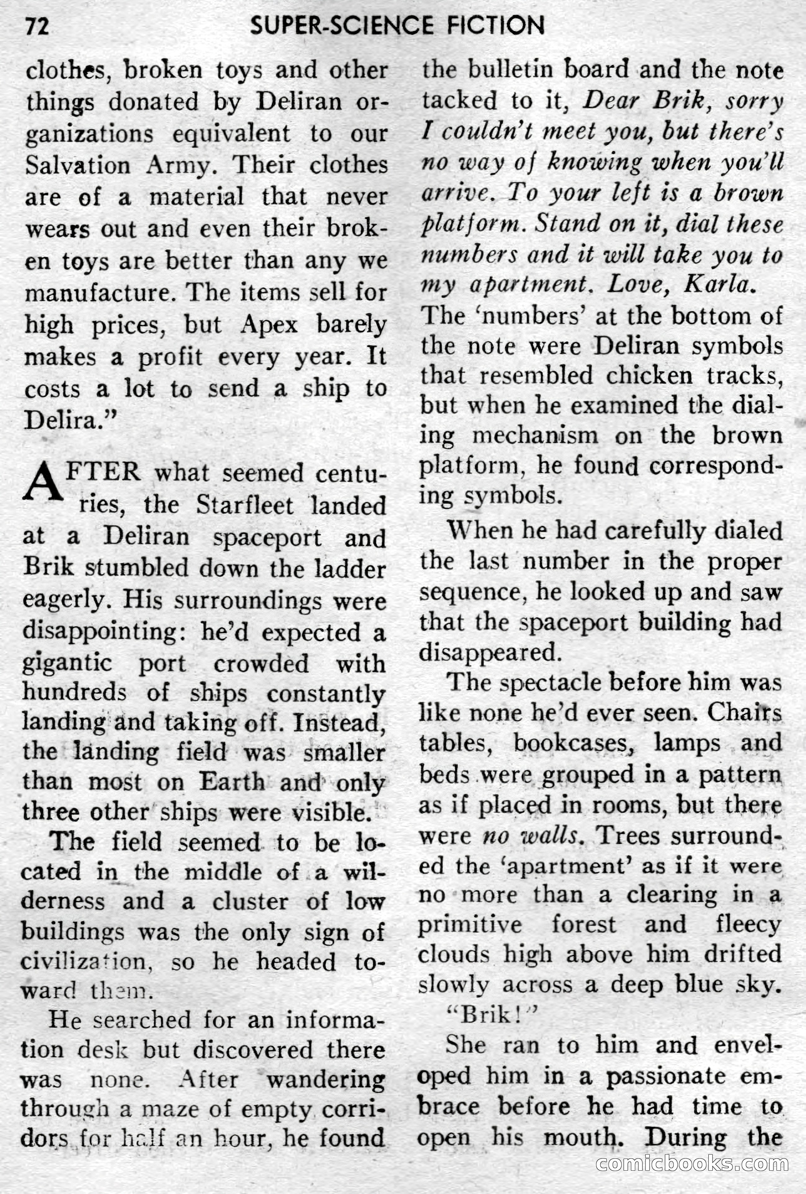 Super-Science Fiction, December 1957 — page 74 of 132